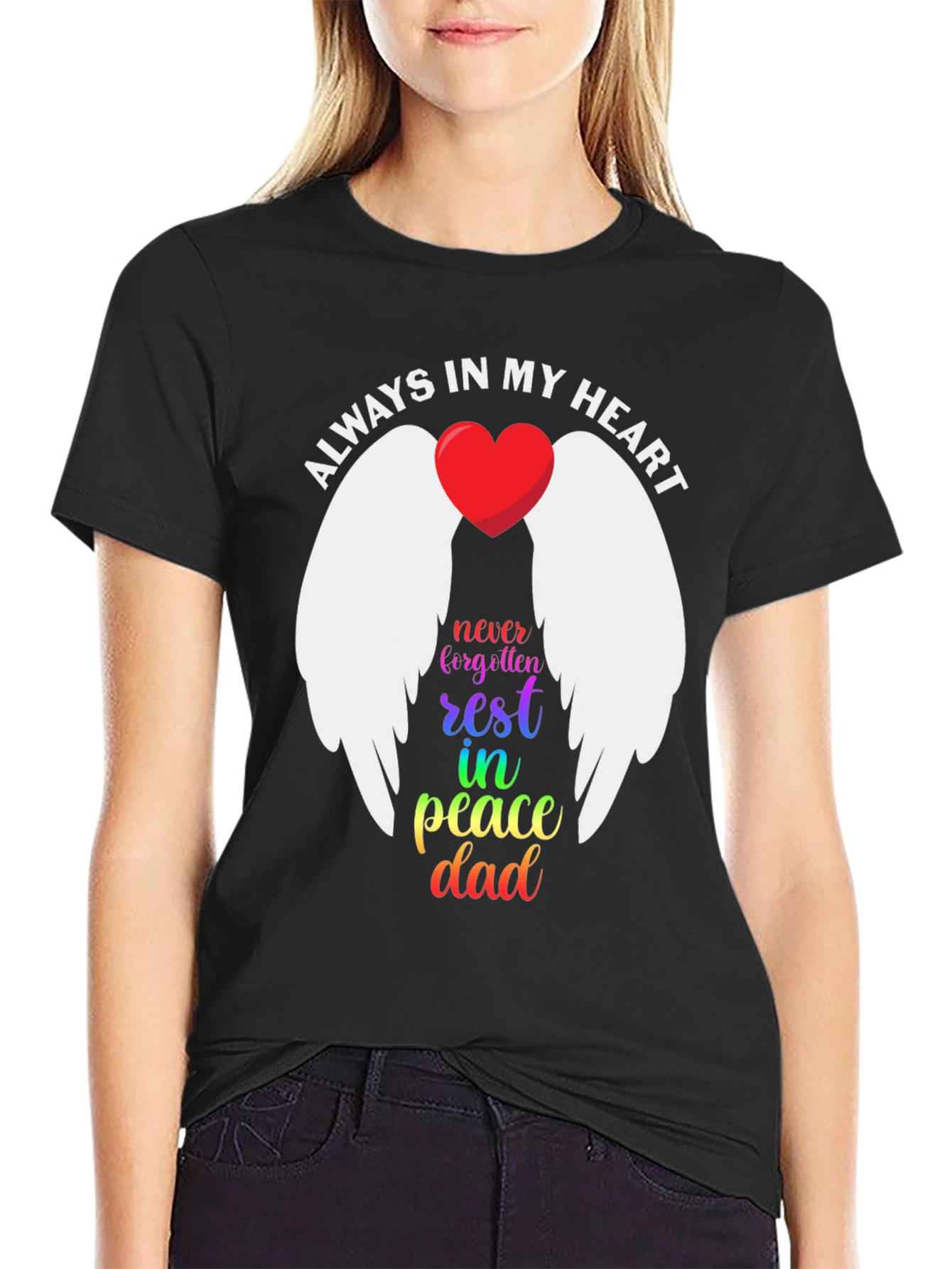 Always In My Heart Memorial T-Shirt