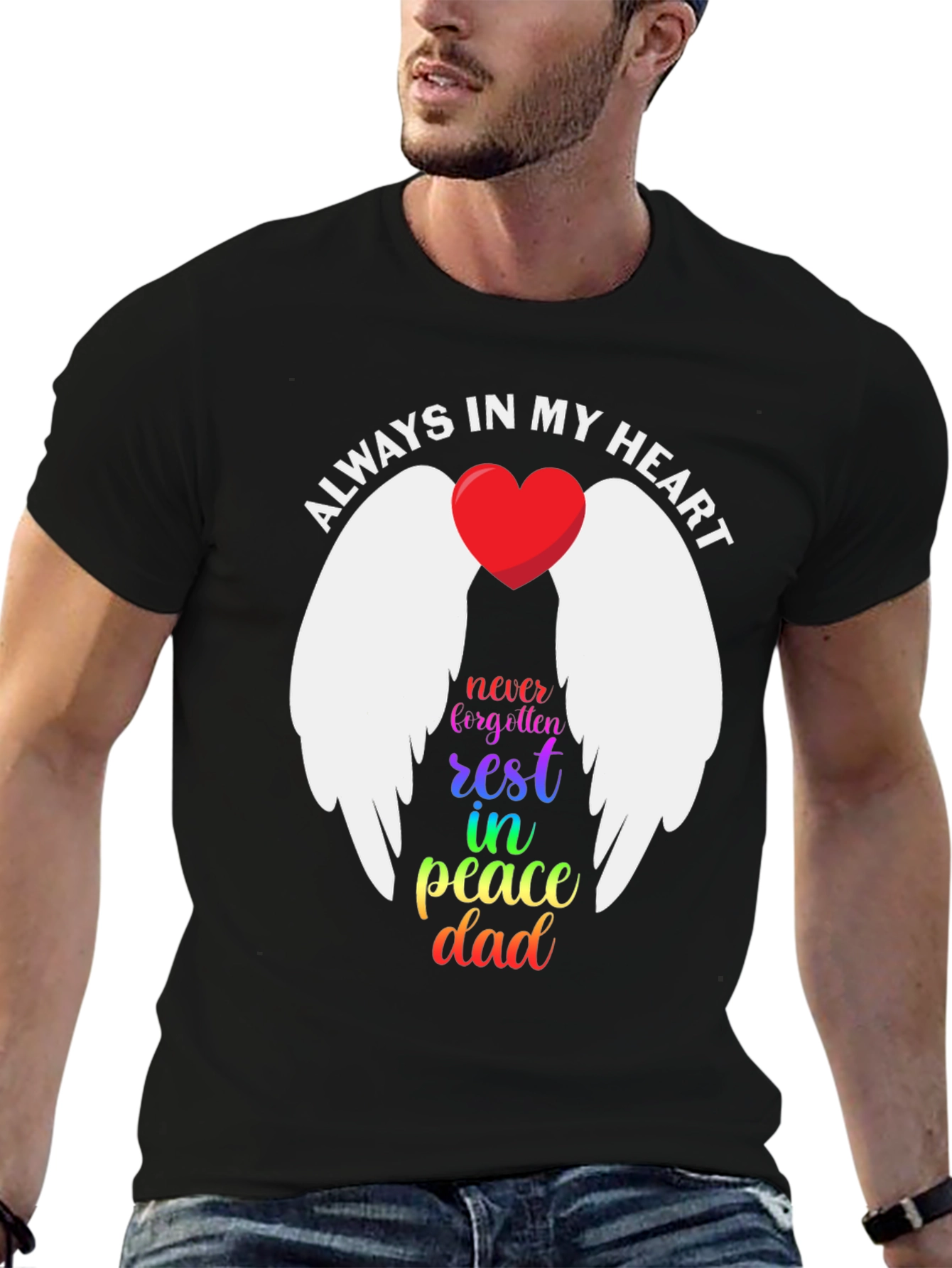 Always In My Heart Memorial T-Shirt