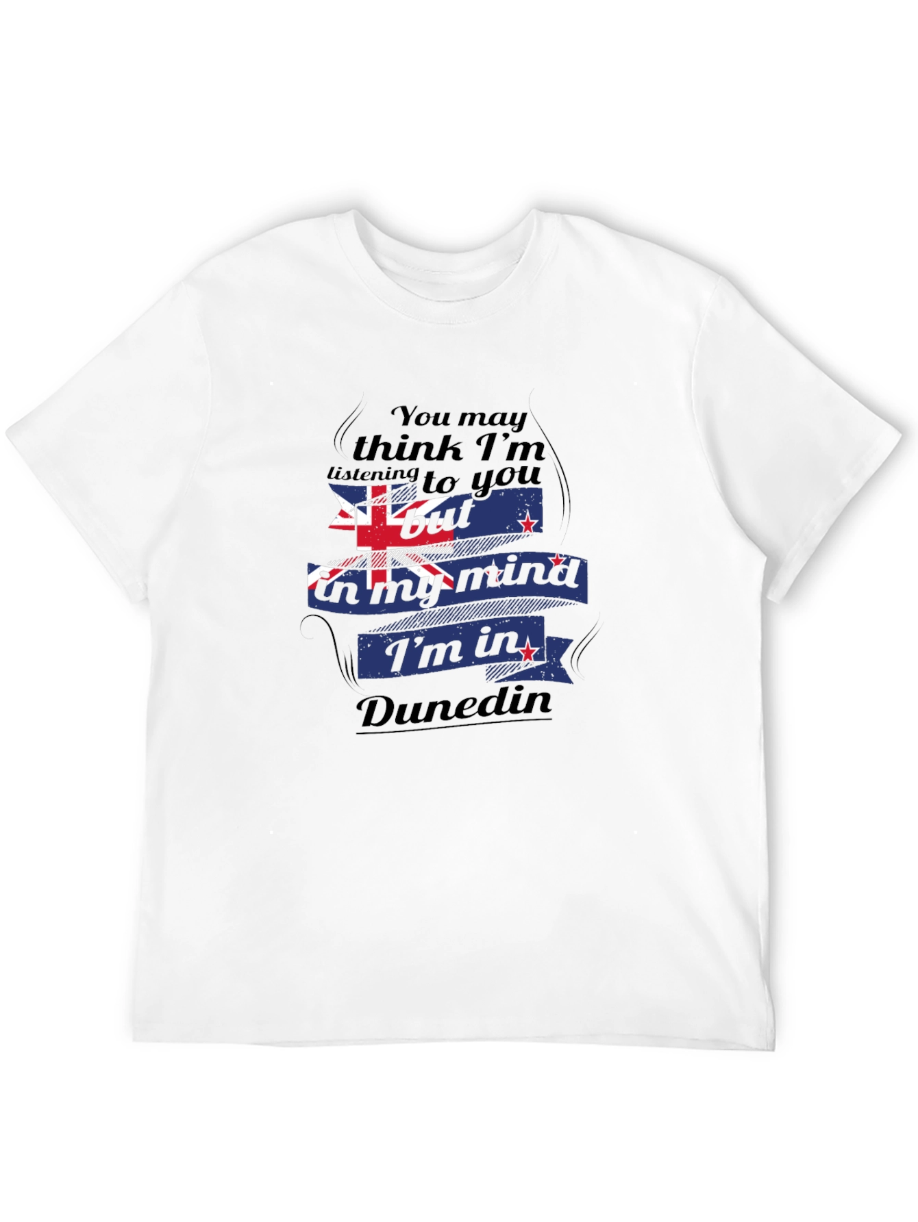 Dunedin Mind T-Shirt: NZ Flag Design