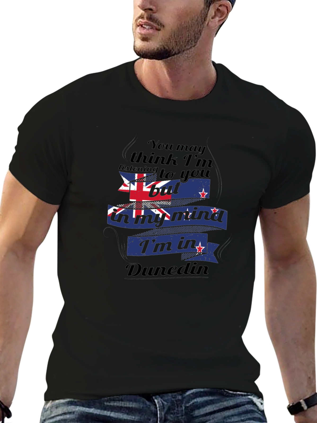 Dunedin Mind T-Shirt: NZ Flag Design