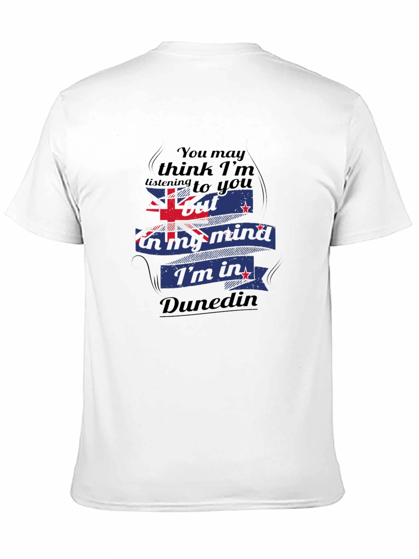 Dunedin Mind T-Shirt: NZ Flag Design