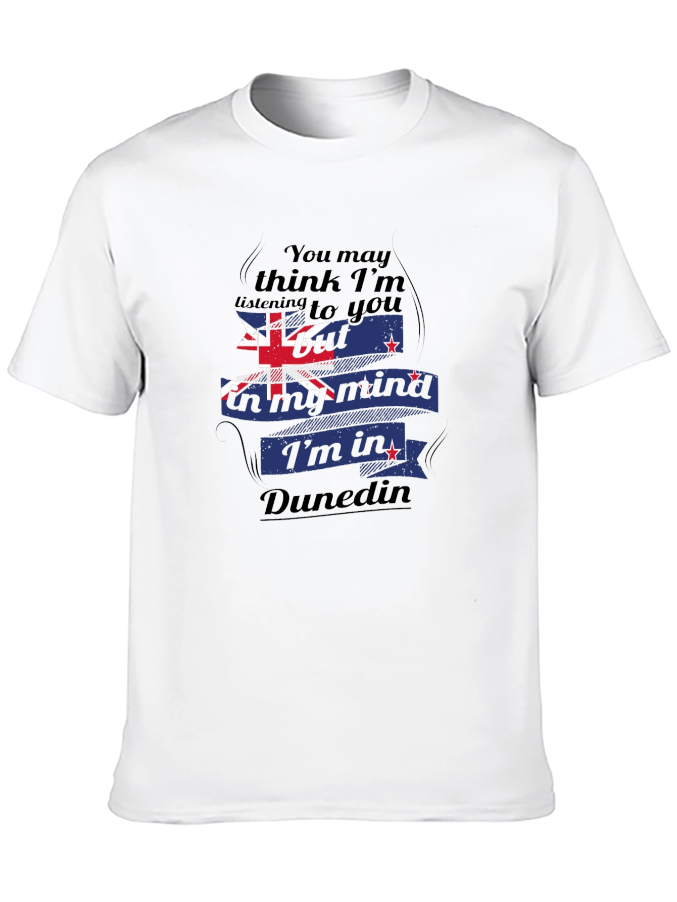 Dunedin Mind T-Shirt: NZ Flag Design