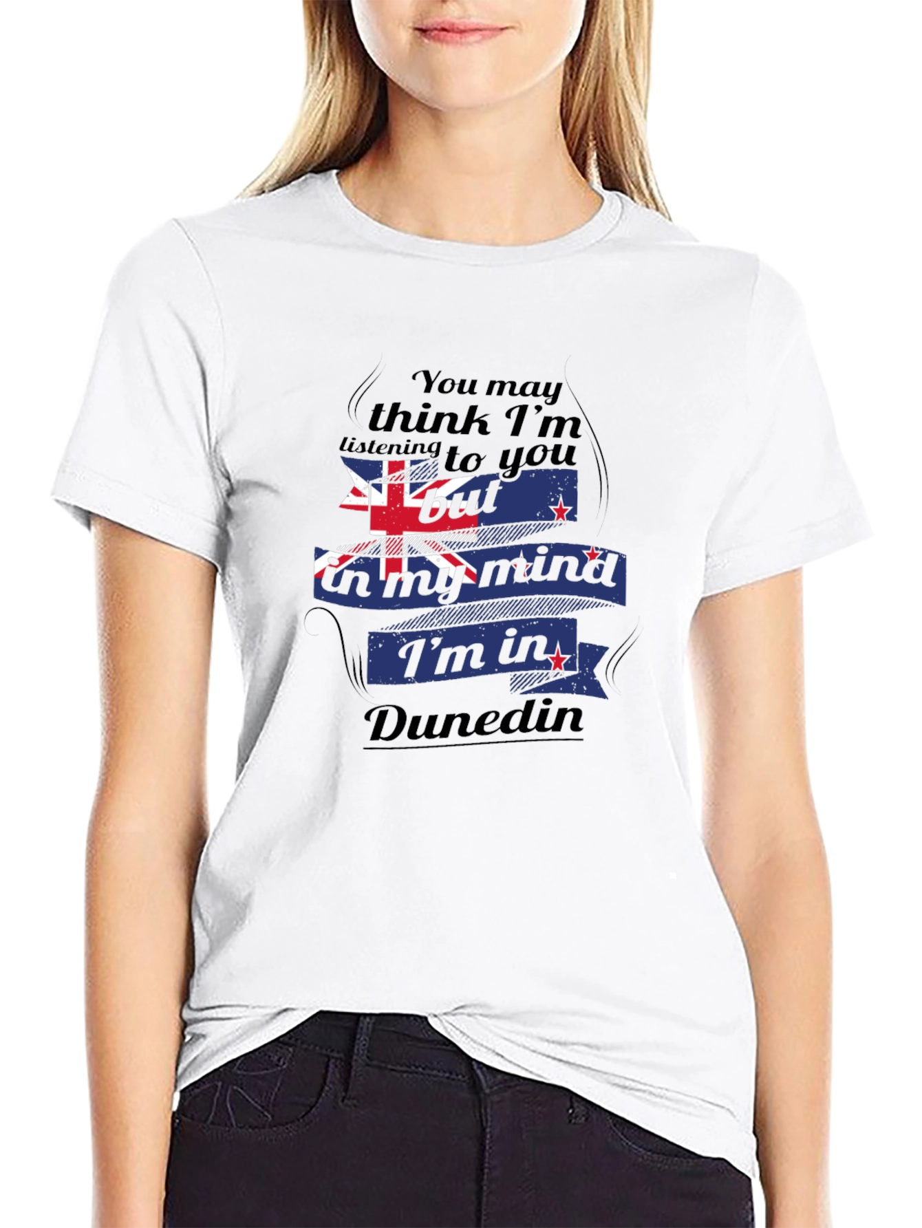 Dunedin Mind T-Shirt: NZ Flag Design