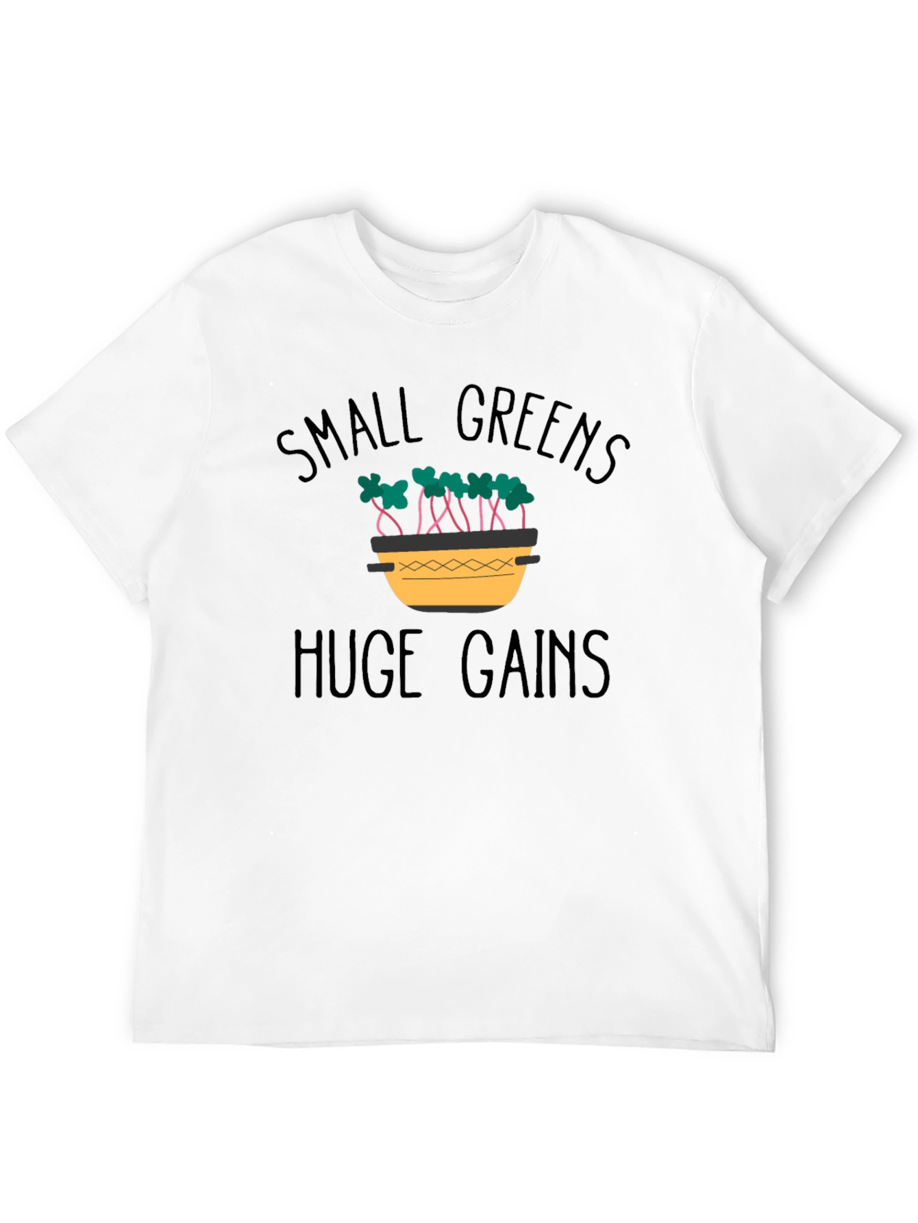Small Greens Huge Gains Graphic Tee
