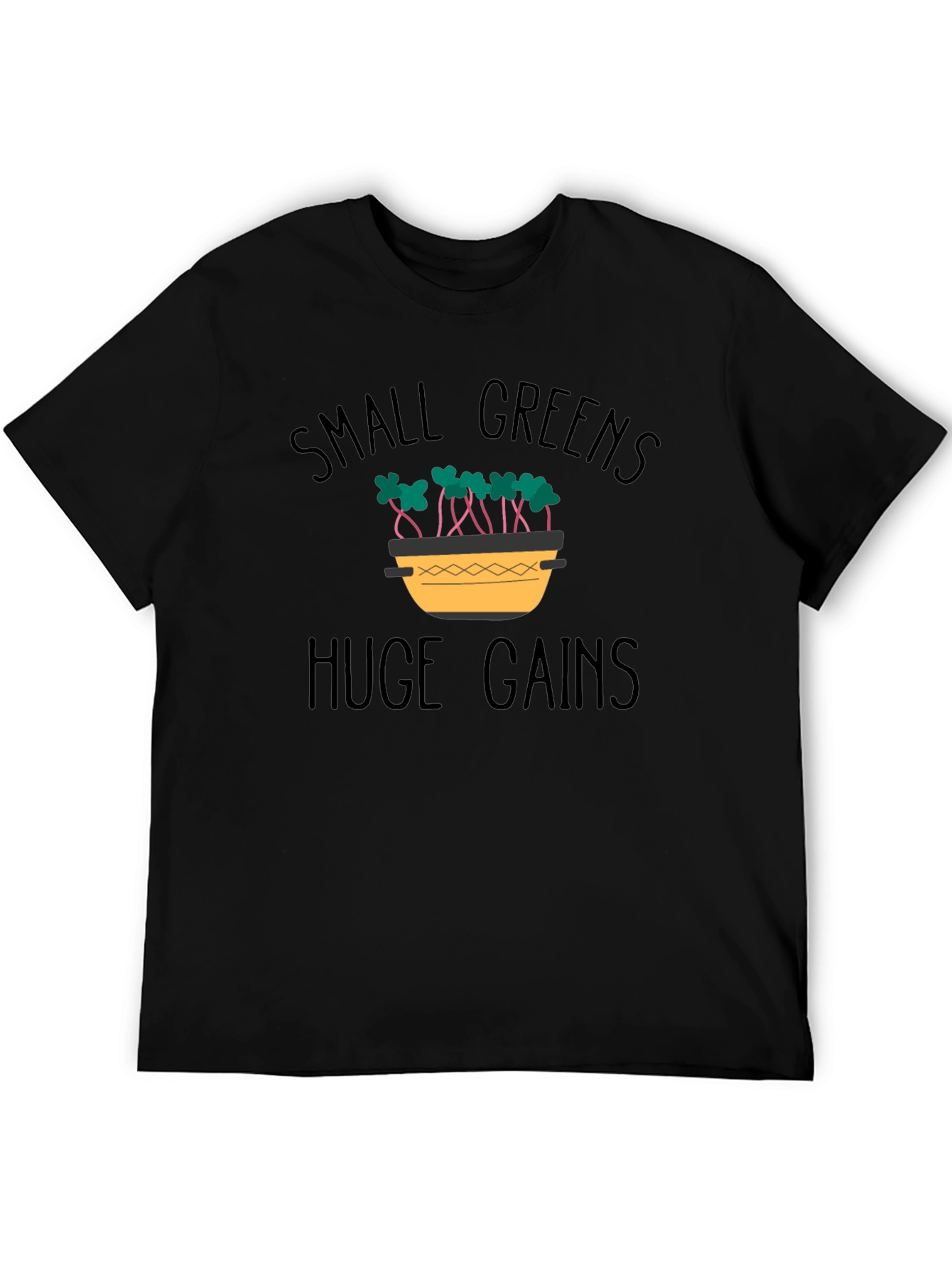 Small Greens Huge Gains Graphic Tee
