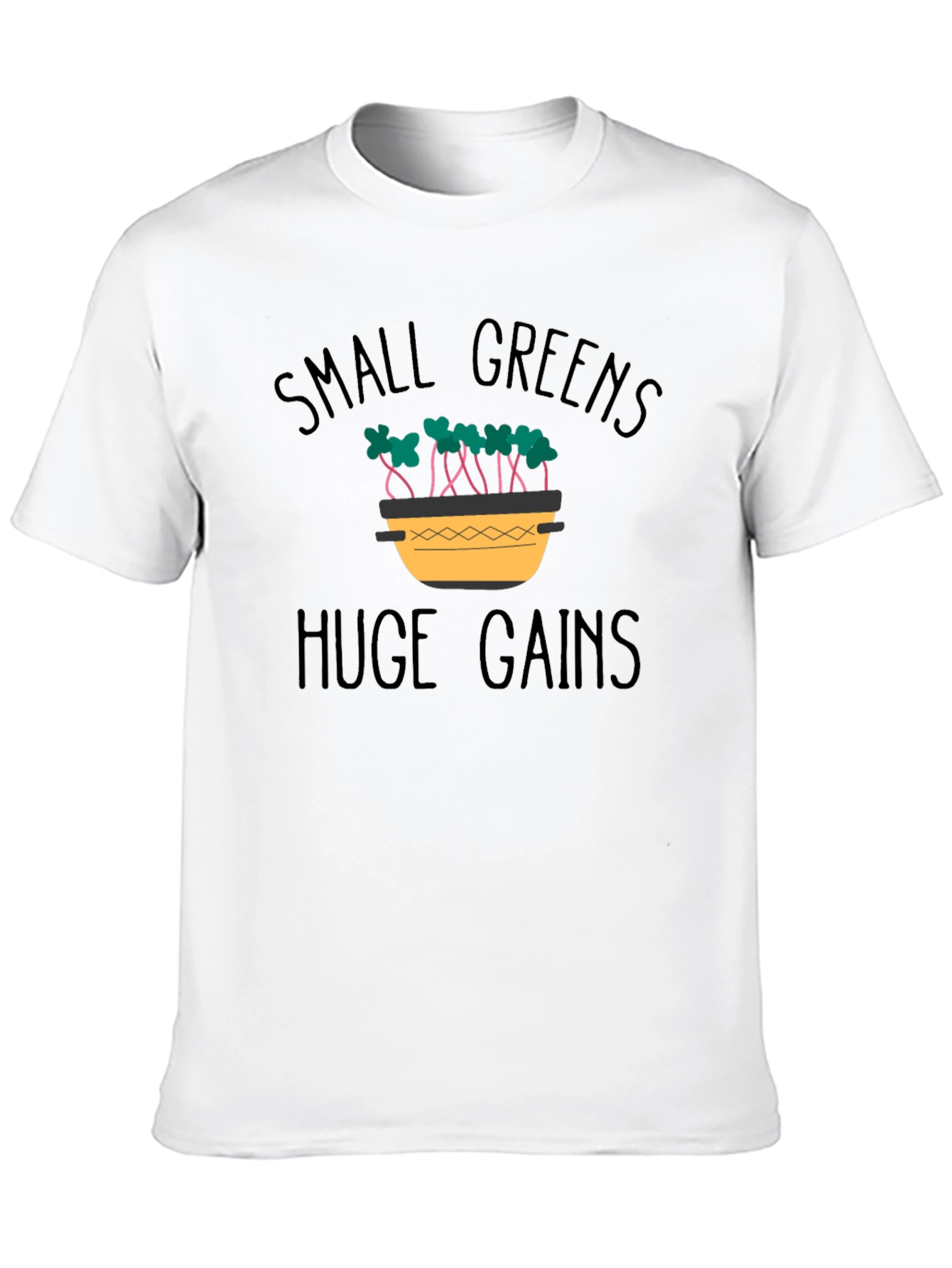 Small Greens Huge Gains Graphic Tee