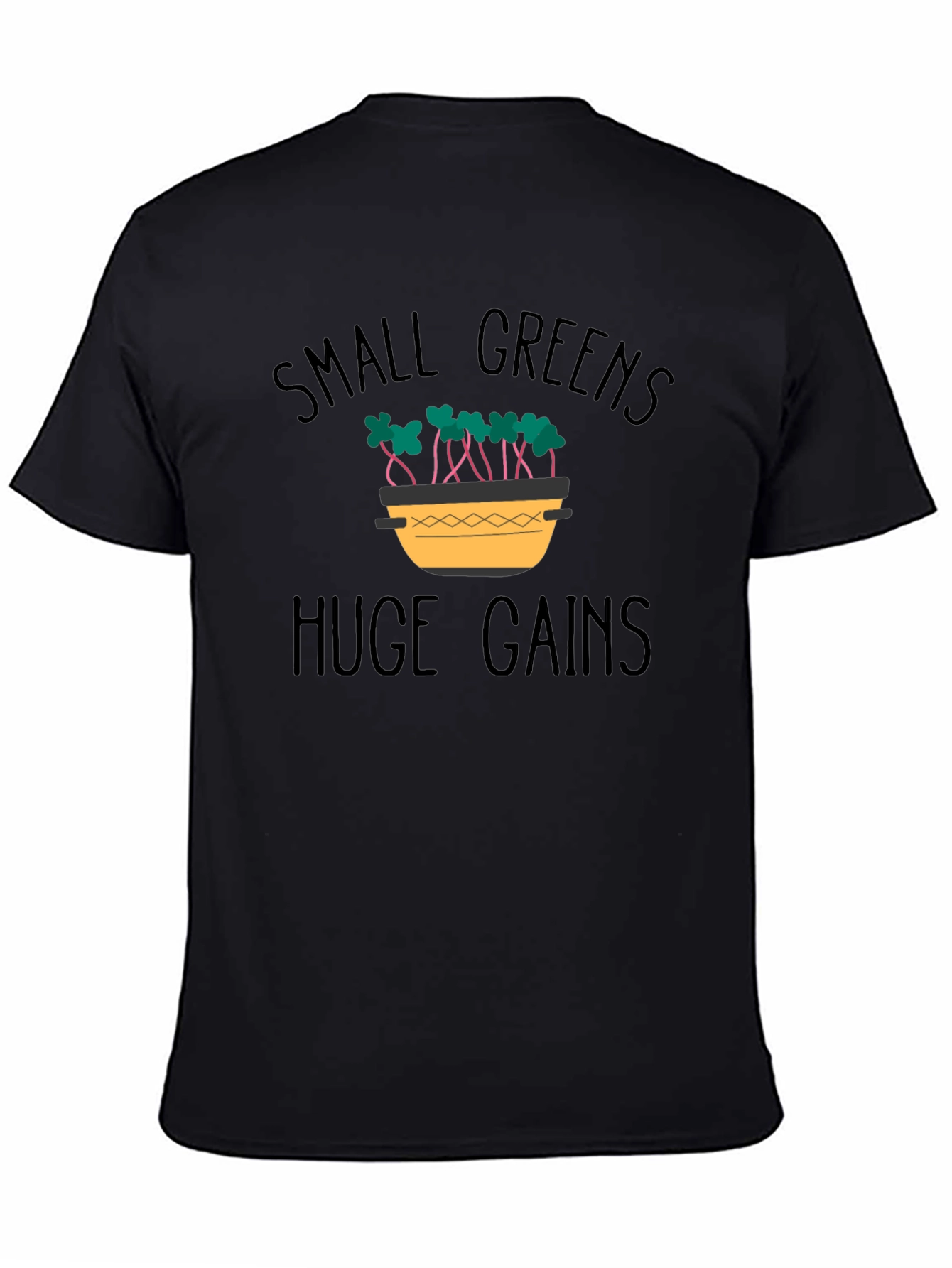 Small Greens Huge Gains Graphic Tee