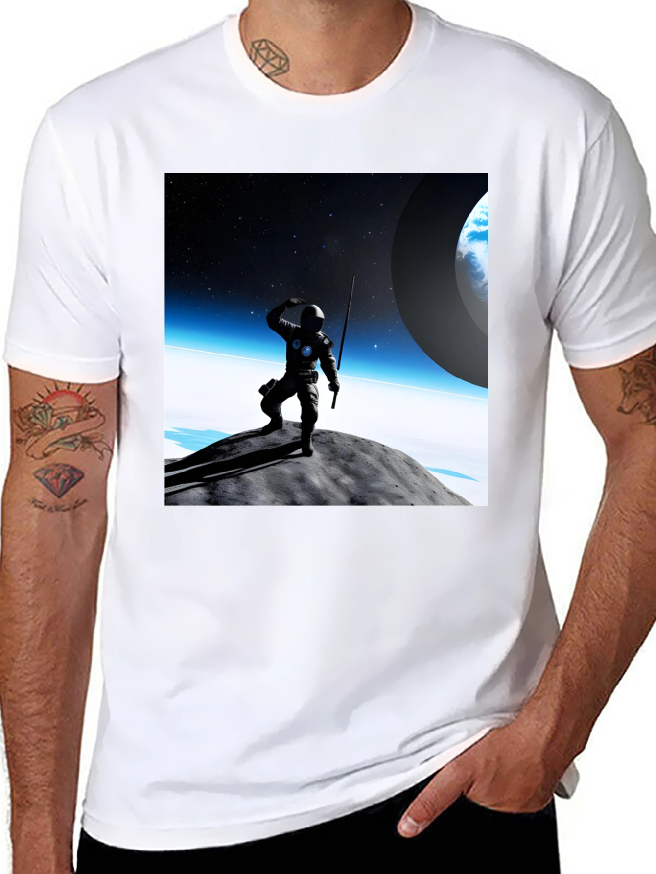 Astronaut Space T-Shirt - Explore the Universe!