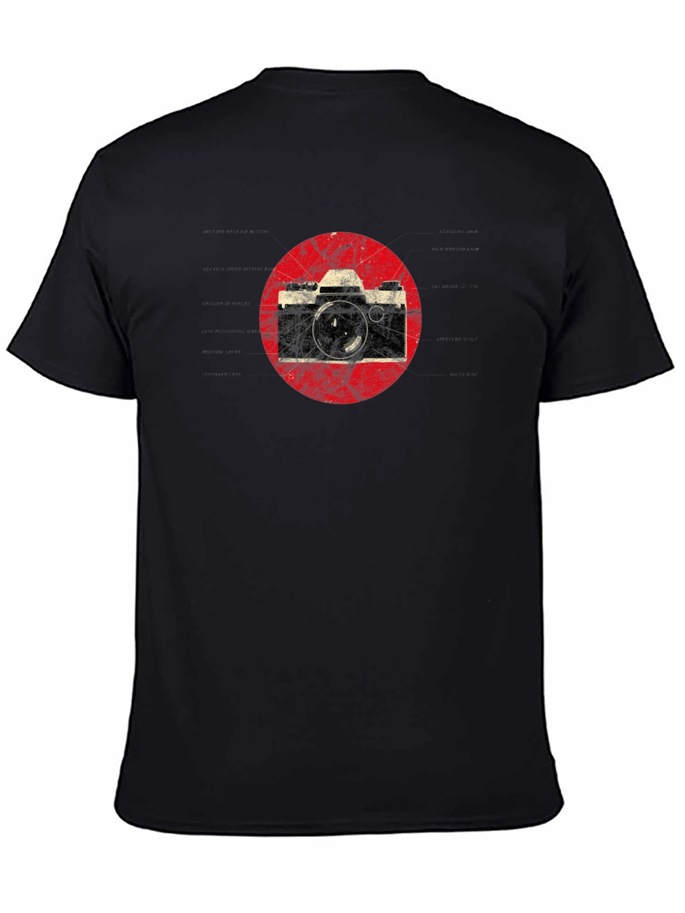 Retro Camera Graphic T-Shirt - Classic Style Tee
