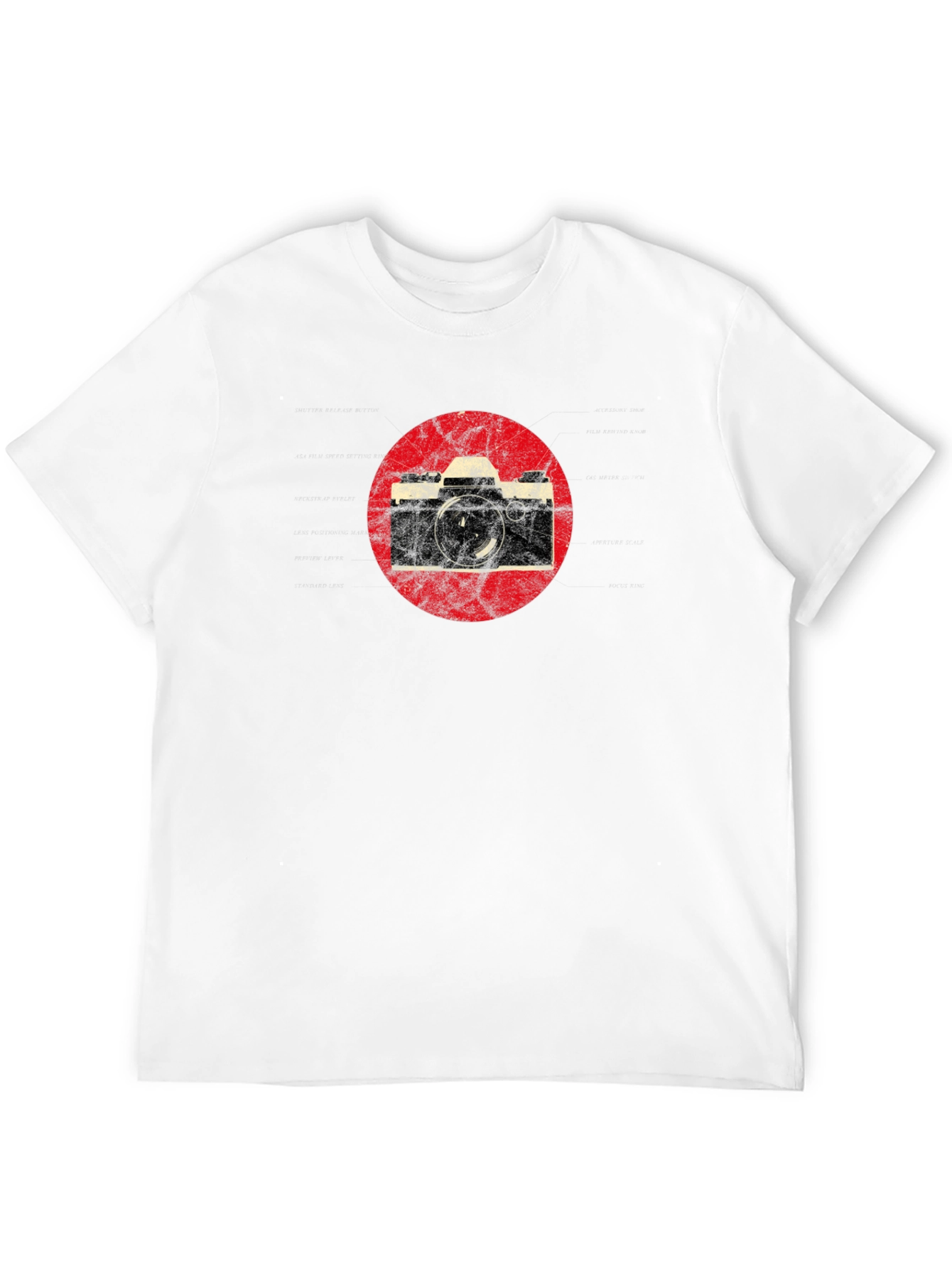 Retro Camera Graphic T-Shirt - Classic Style Tee