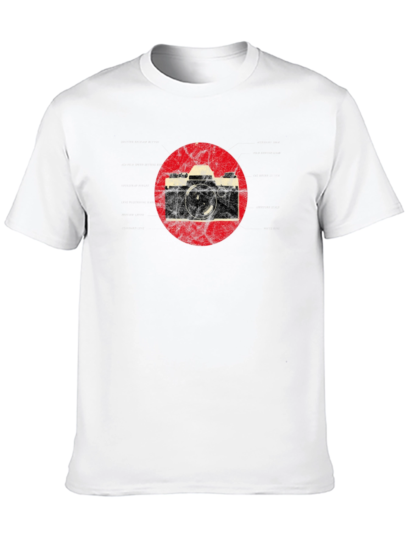 Retro Camera Graphic T-Shirt - Classic Style Tee