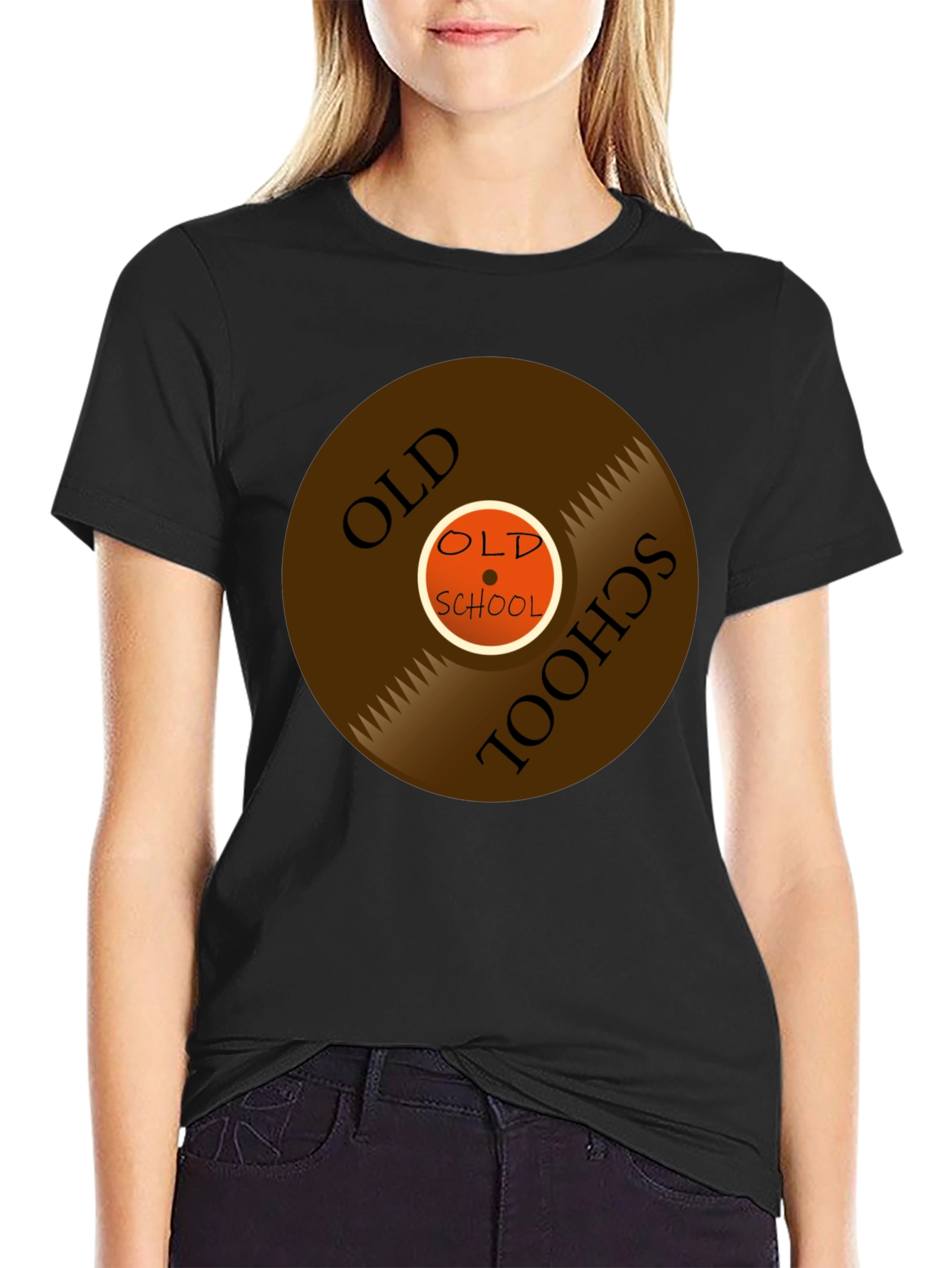 Old School Vinyl Record Graphic Tee
