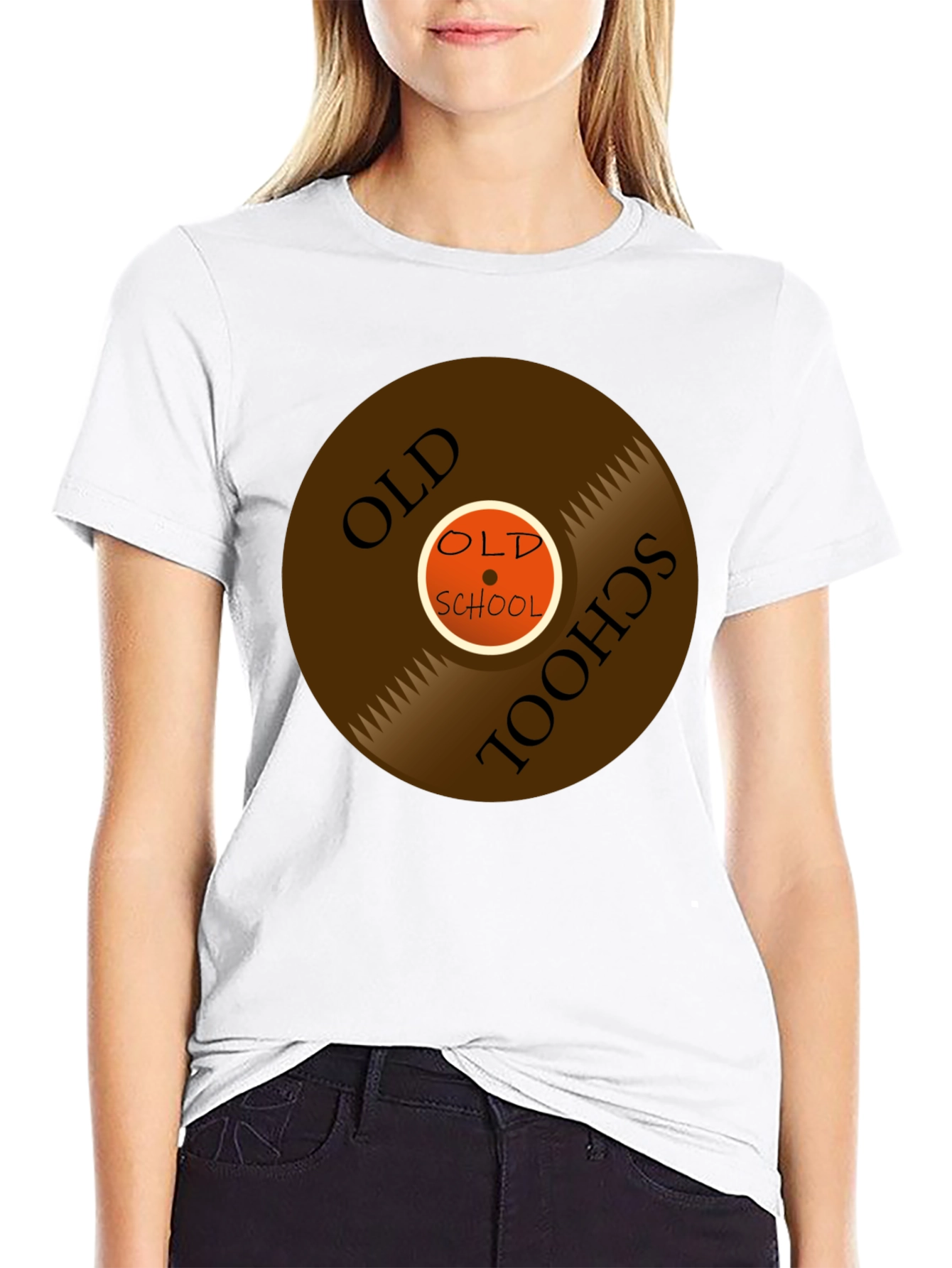 Old School Vinyl Record Graphic Tee