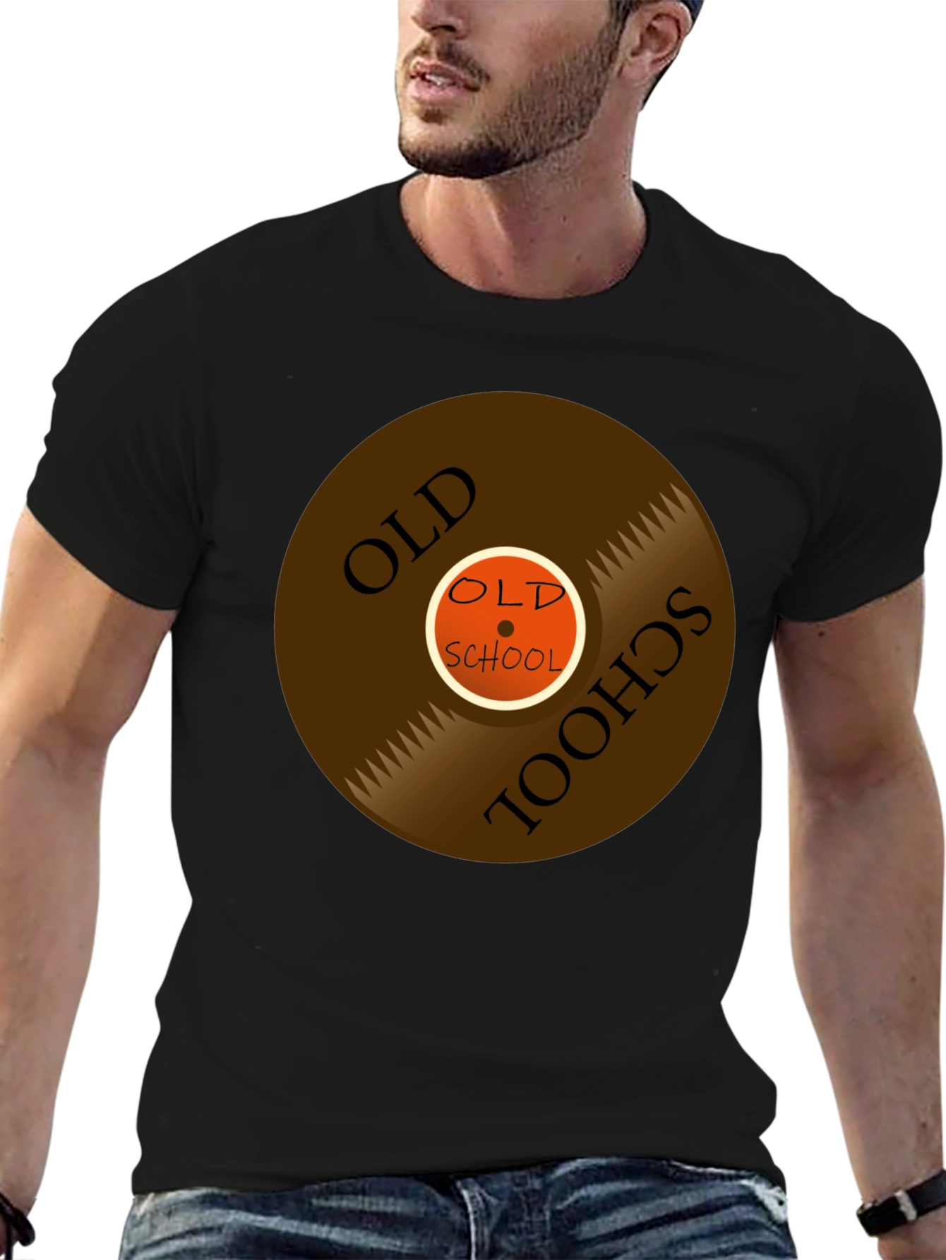 Old School Vinyl Record Graphic Tee