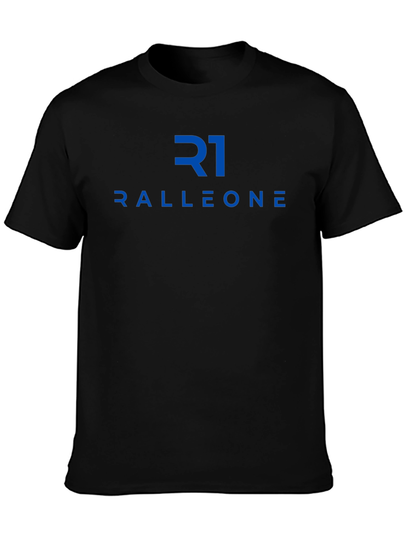 Ralleone Graphic Print Black T-Shirt