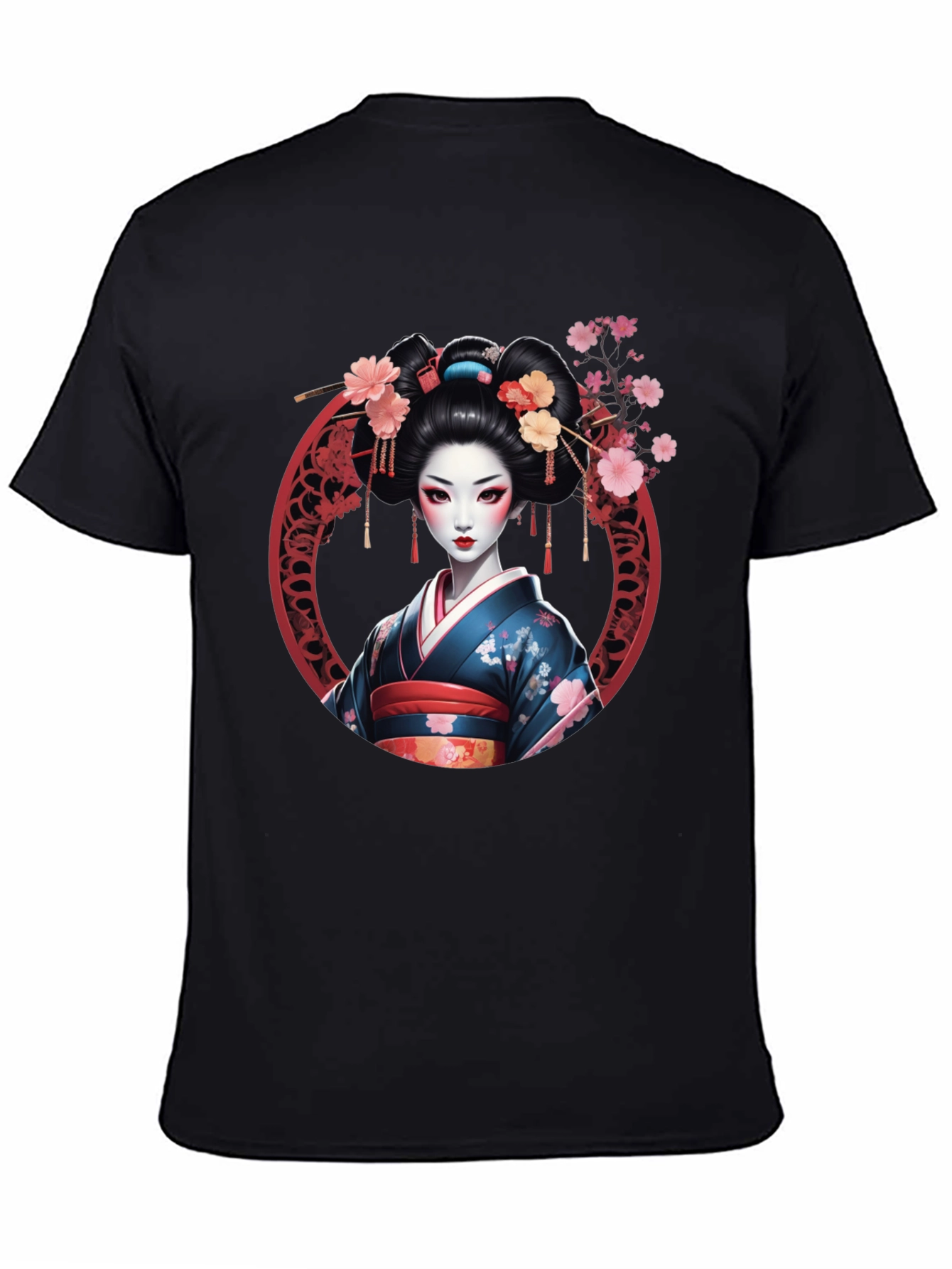 Geisha Art T-Shirt - Stylish Graphic Tee