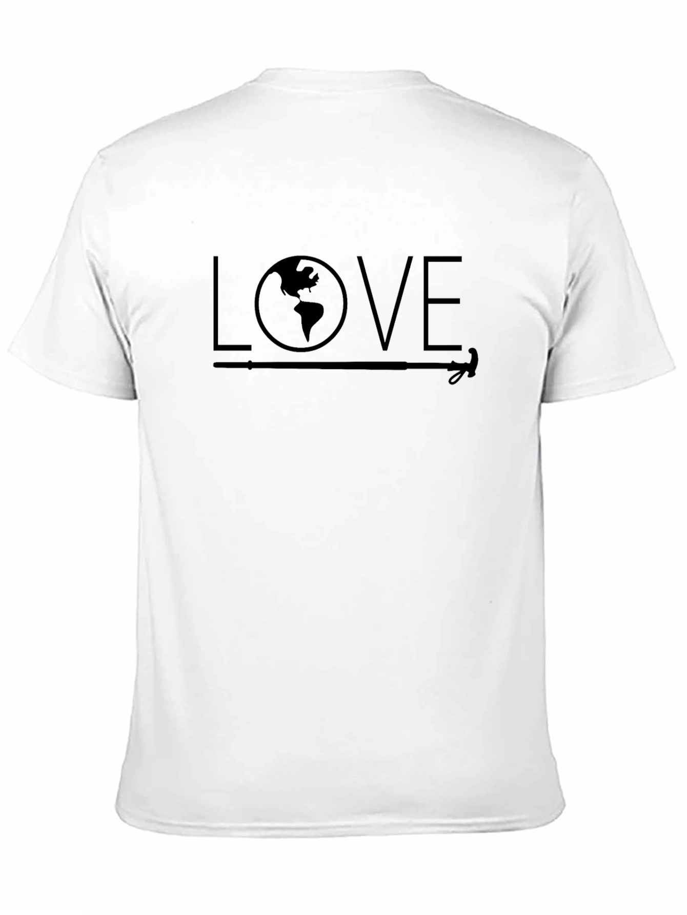 Love Earth Graphic Tee - Black Cotton Blend
