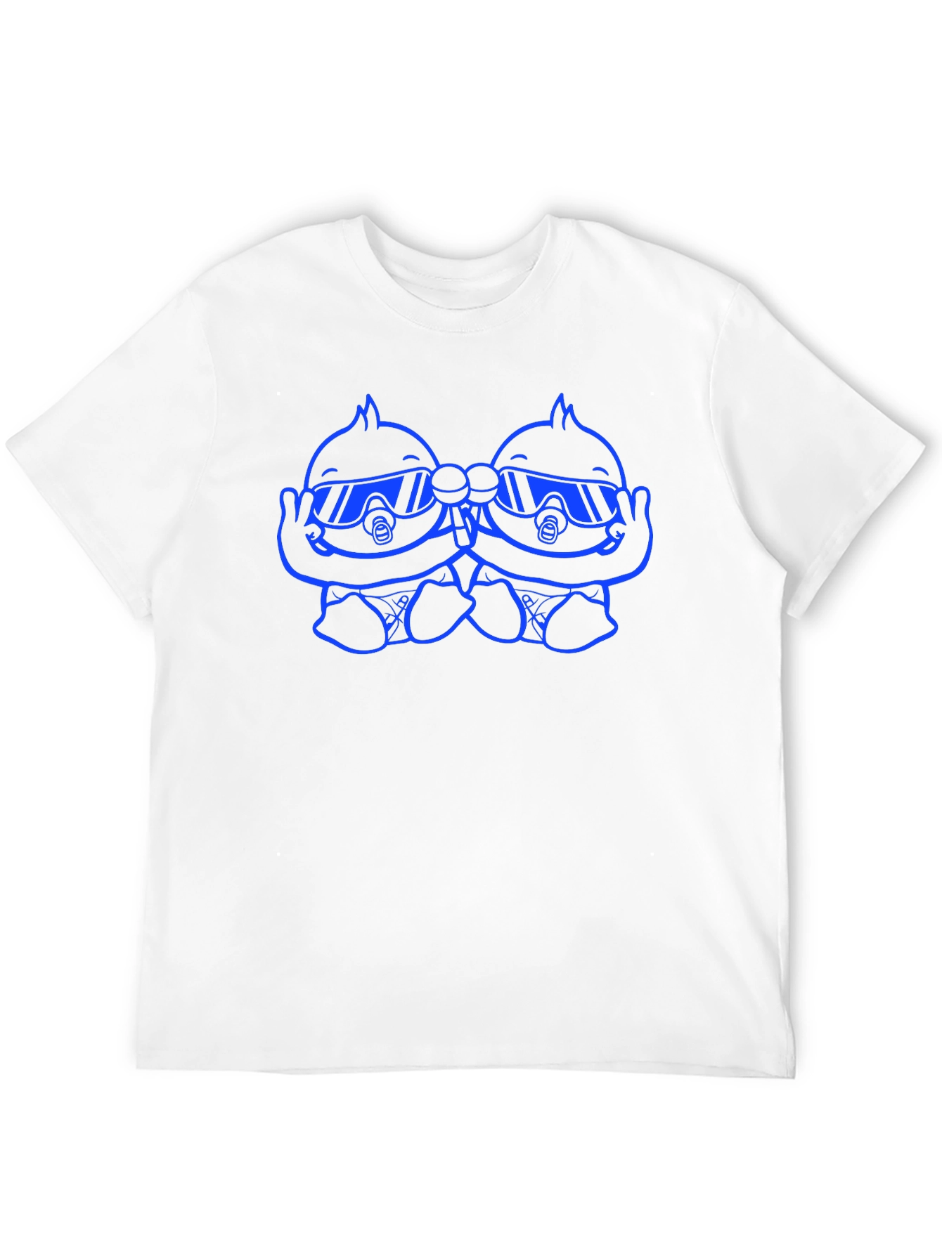 Cool Twins Graphic T-Shirt - Black
