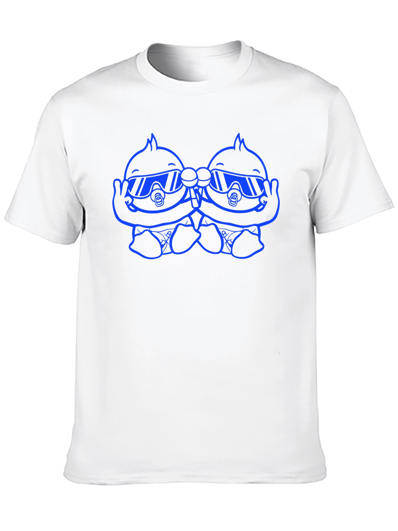 Cool Twins Graphic T-Shirt - Black