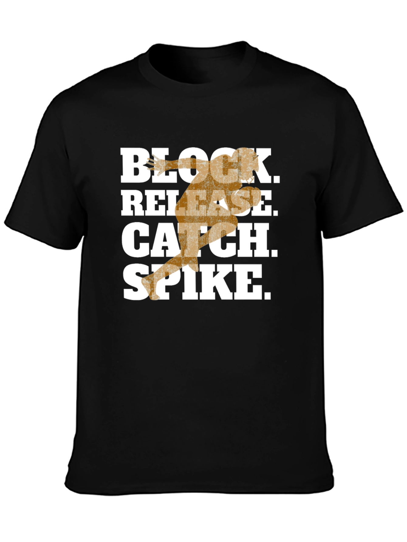 Volleyball Graphic Tee - Block Release Catch Spike