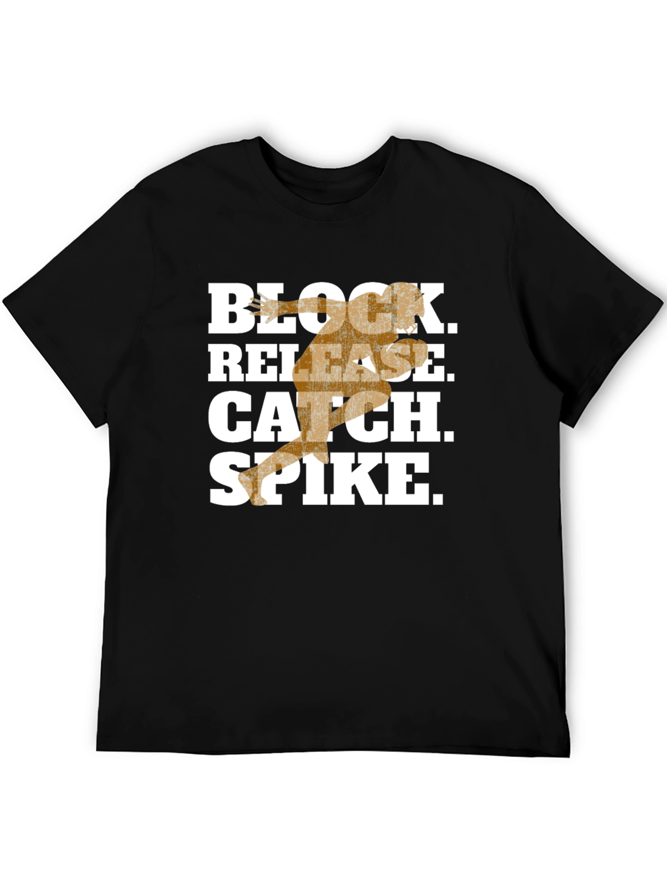 Volleyball Graphic Tee - Block Release Catch Spike
