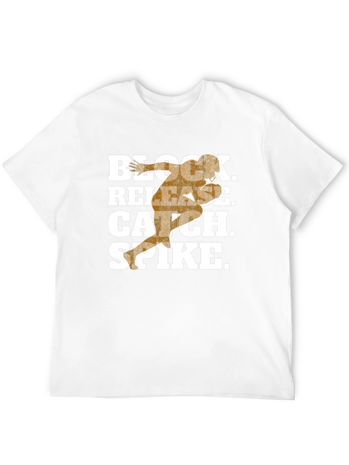 Volleyball Graphic Tee - Block Release Catch Spike
