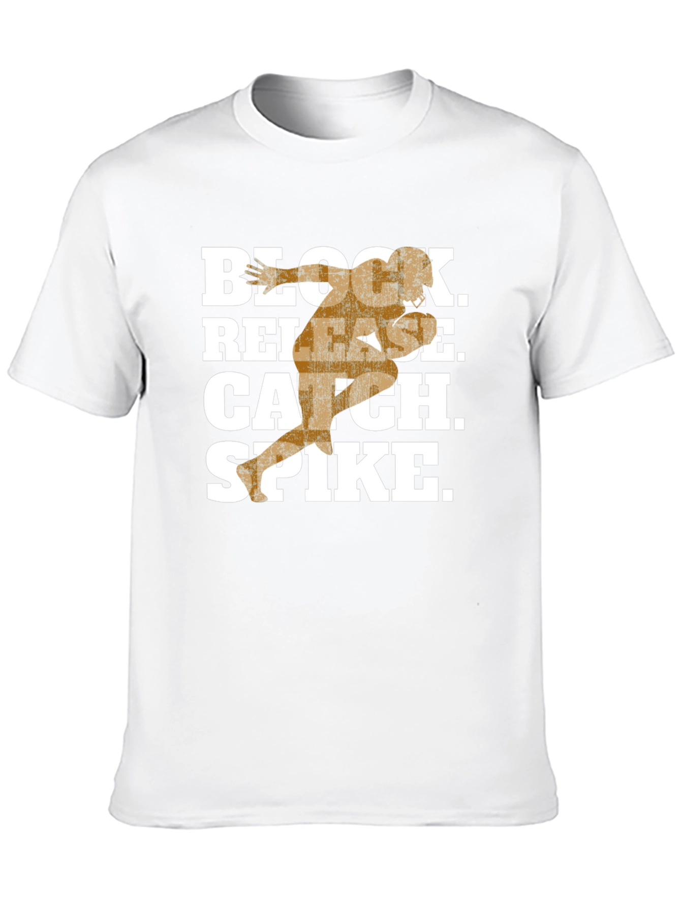Volleyball Graphic Tee - Block Release Catch Spike