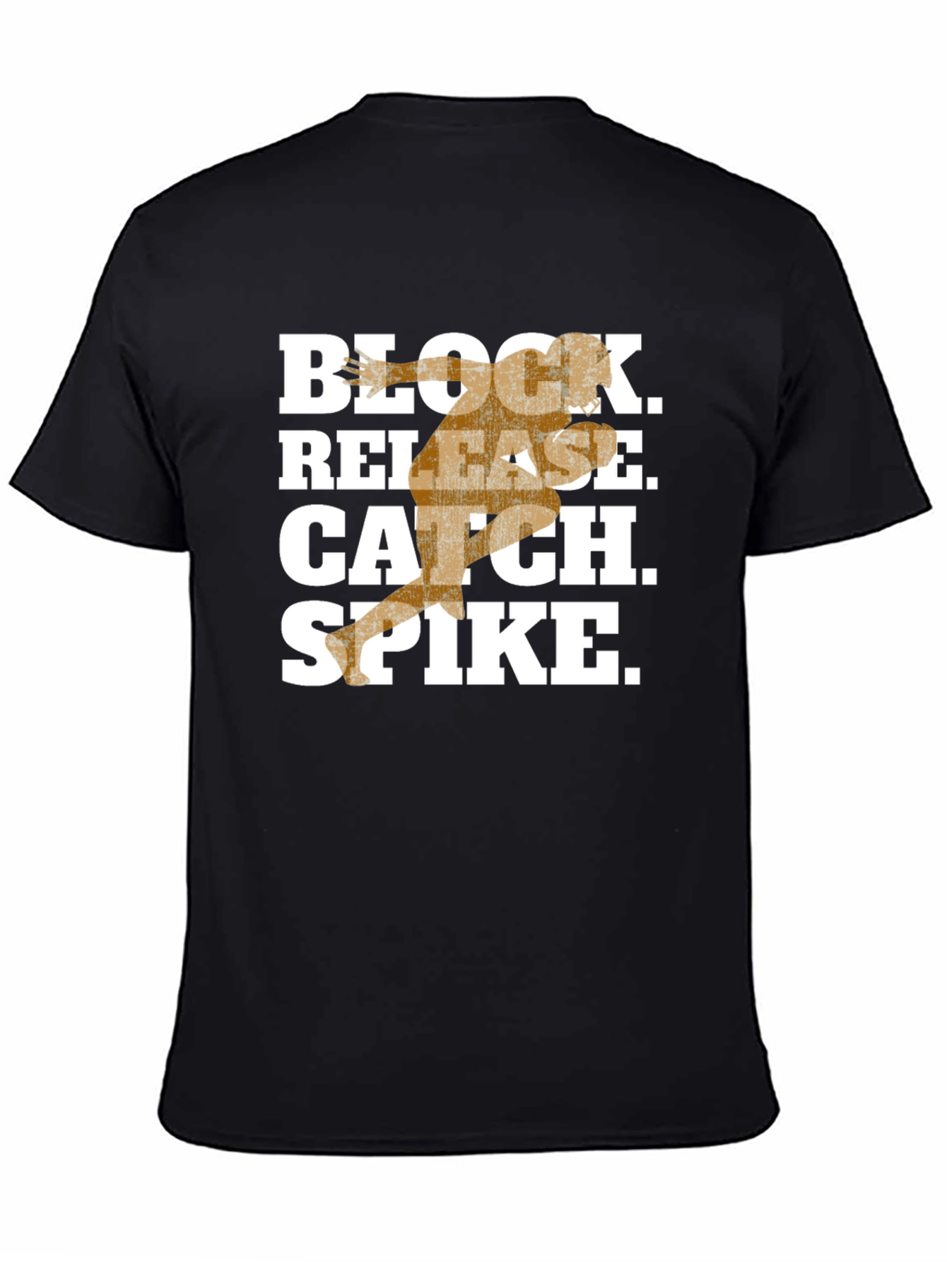 Volleyball Graphic Tee - Block Release Catch Spike