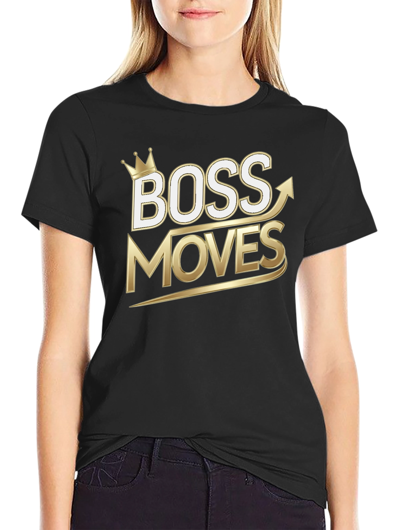 Boss Moves Graphic Tee - Black