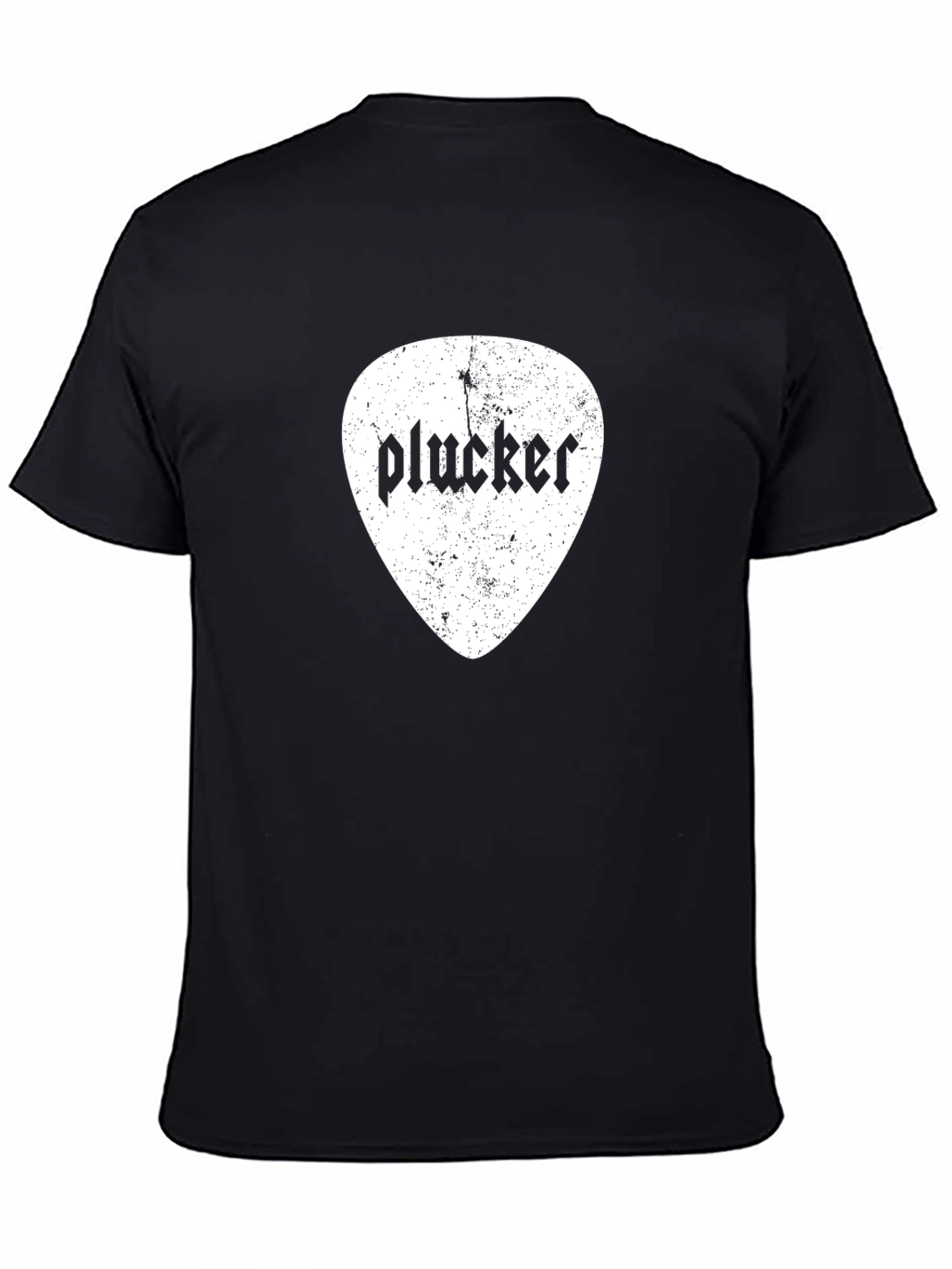 Plucker Guitar Pick Graphic Tee - Black