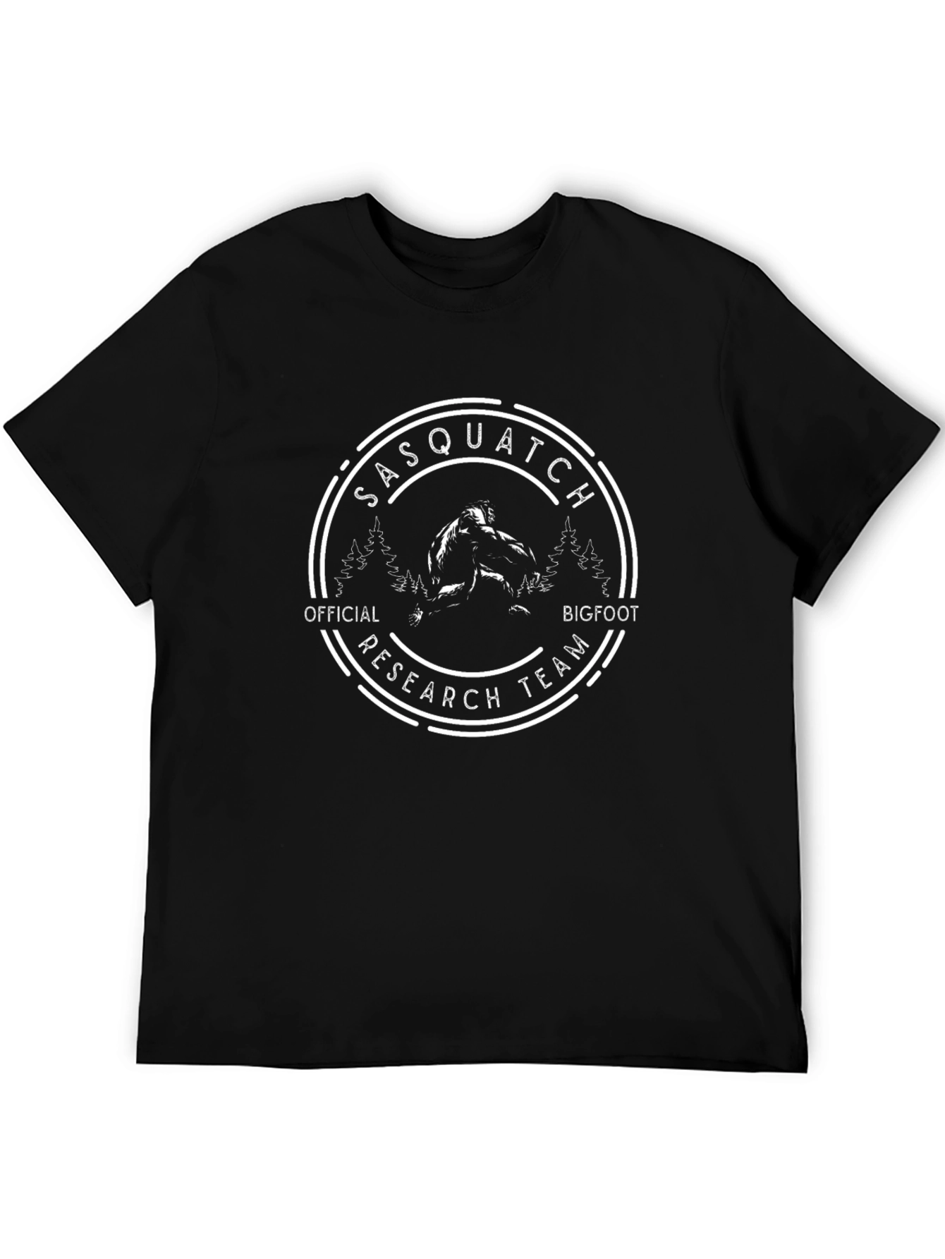 Sasquatch Research Team Black T-Shirt