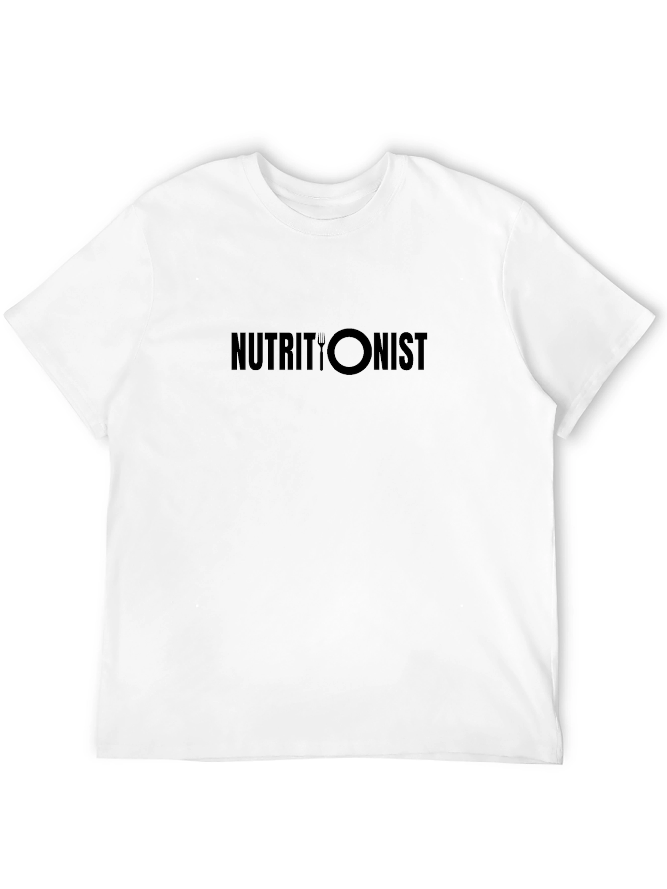 Nutritionist Graphic Tee - Black Crew Neck
