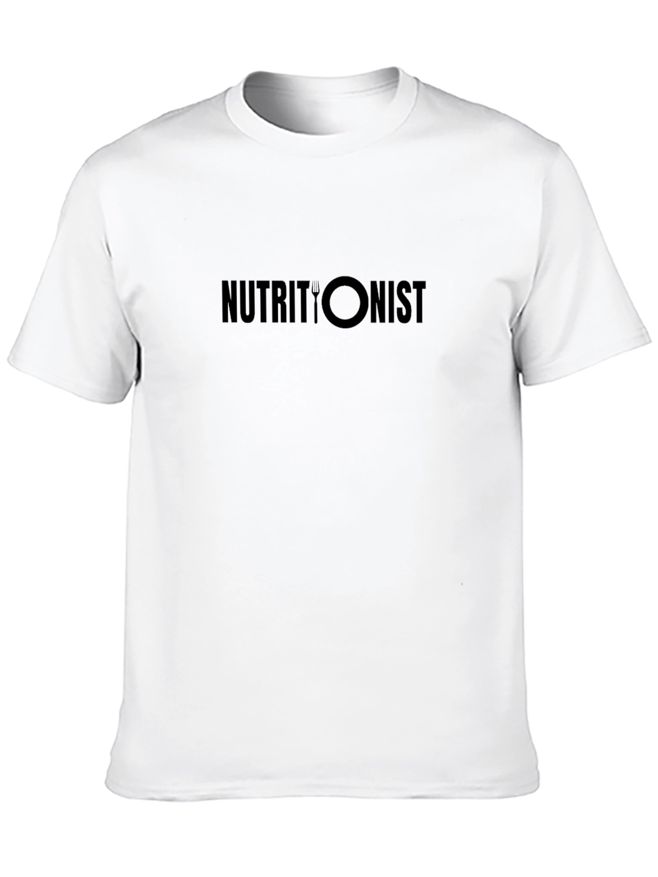 Nutritionist Graphic Tee - Black Crew Neck