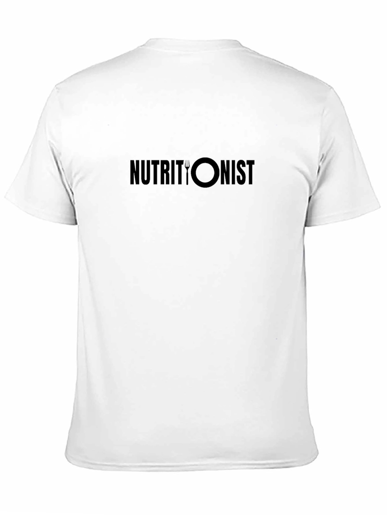 Nutritionist Graphic Tee - Black Crew Neck