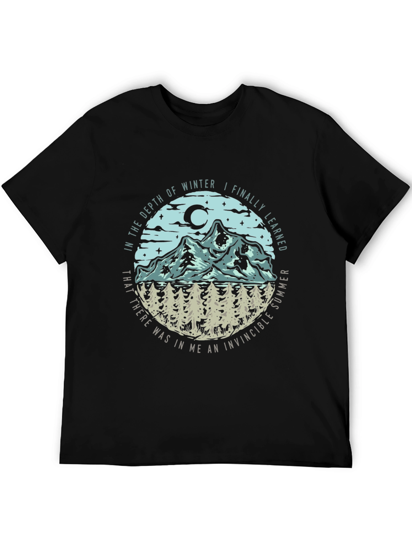 Invincible Summer Mens Graphic Tee - Nature Inspired