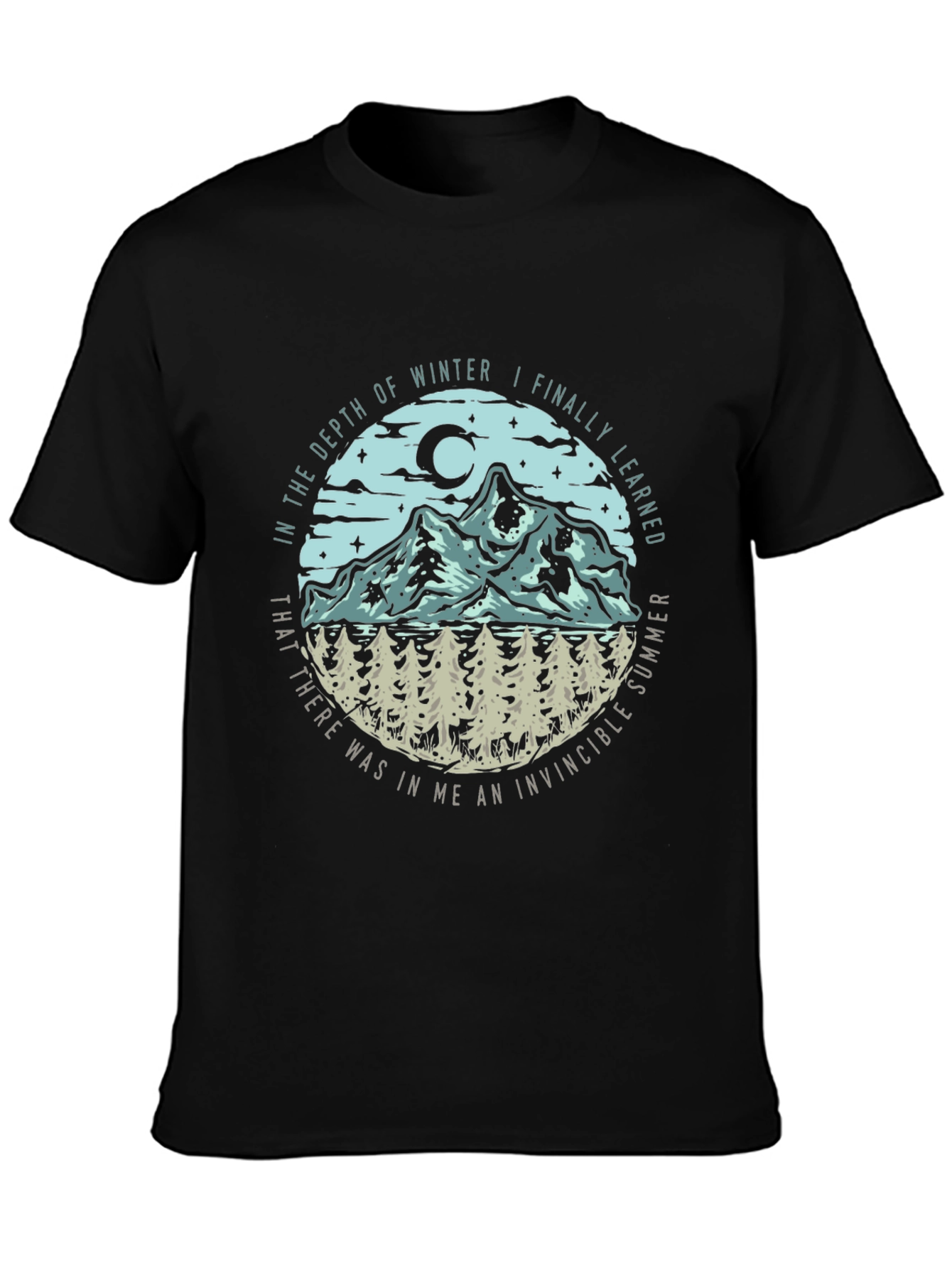 Invincible Summer Mens Graphic Tee - Nature Inspired
