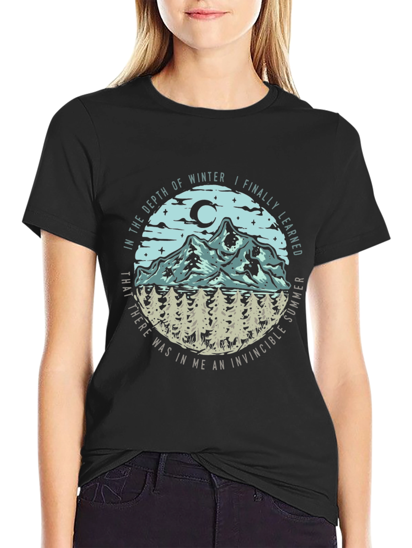 Invincible Summer Mens Graphic Tee - Nature Inspired