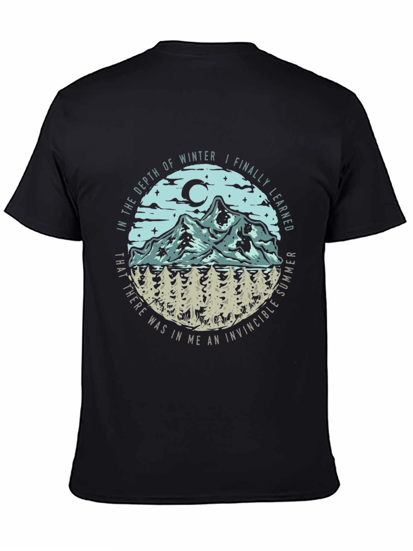 Invincible Summer Mens Graphic Tee - Nature Inspired