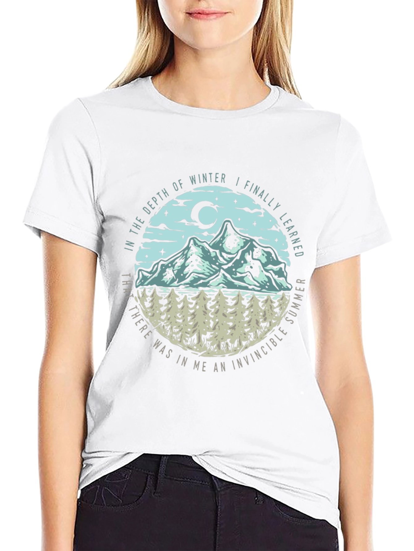 Invincible Summer Mens Graphic Tee - Nature Inspired
