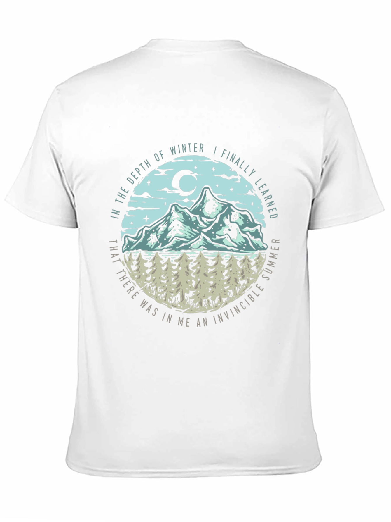Invincible Summer Mens Graphic Tee - Nature Inspired