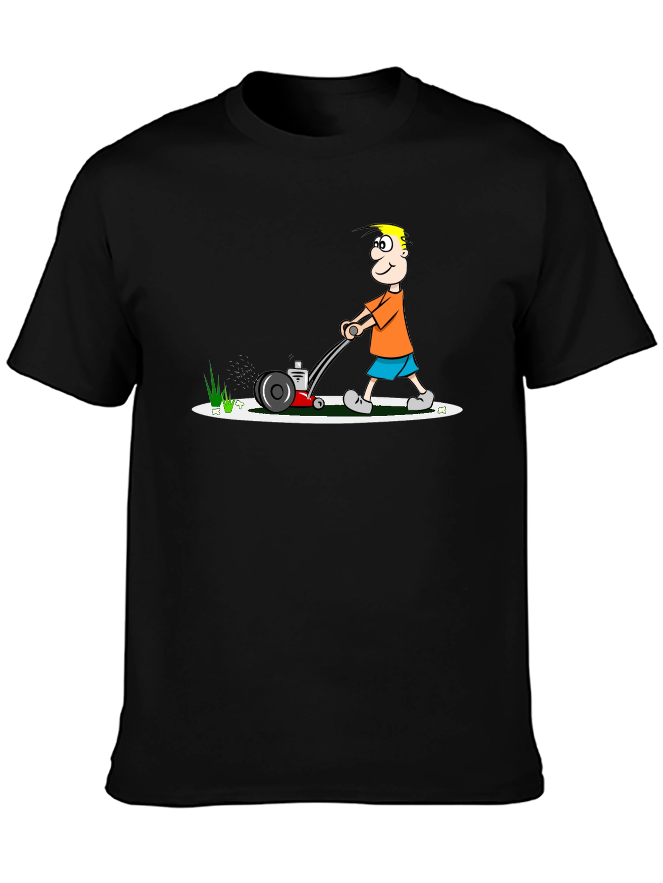 Cartoon Lawn Mower T-Shirt