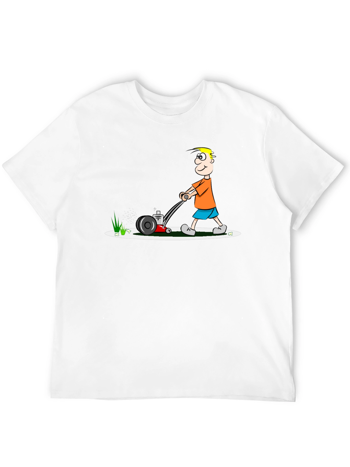 Cartoon Lawn Mower T-Shirt