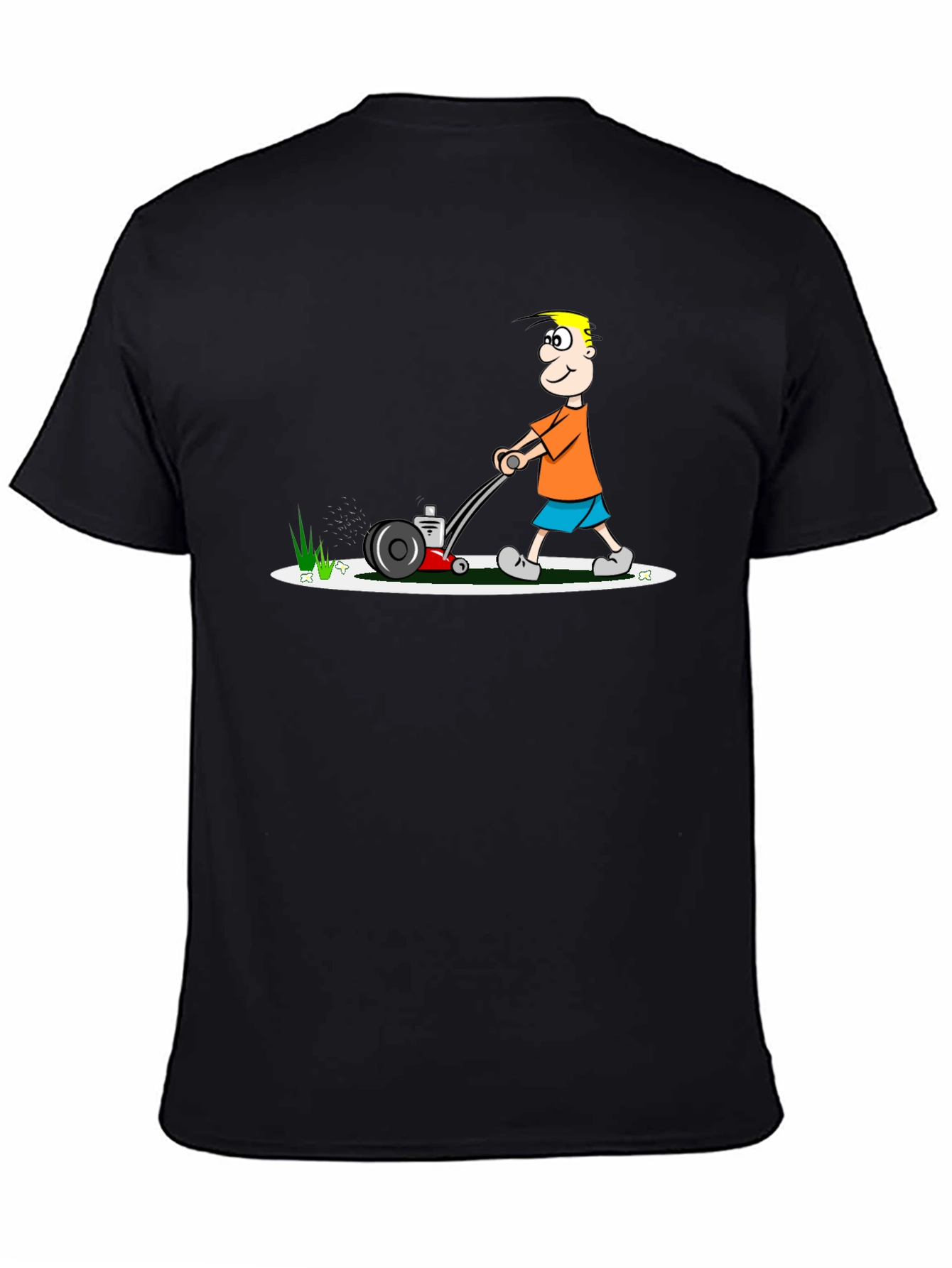 Cartoon Lawn Mower T-Shirt