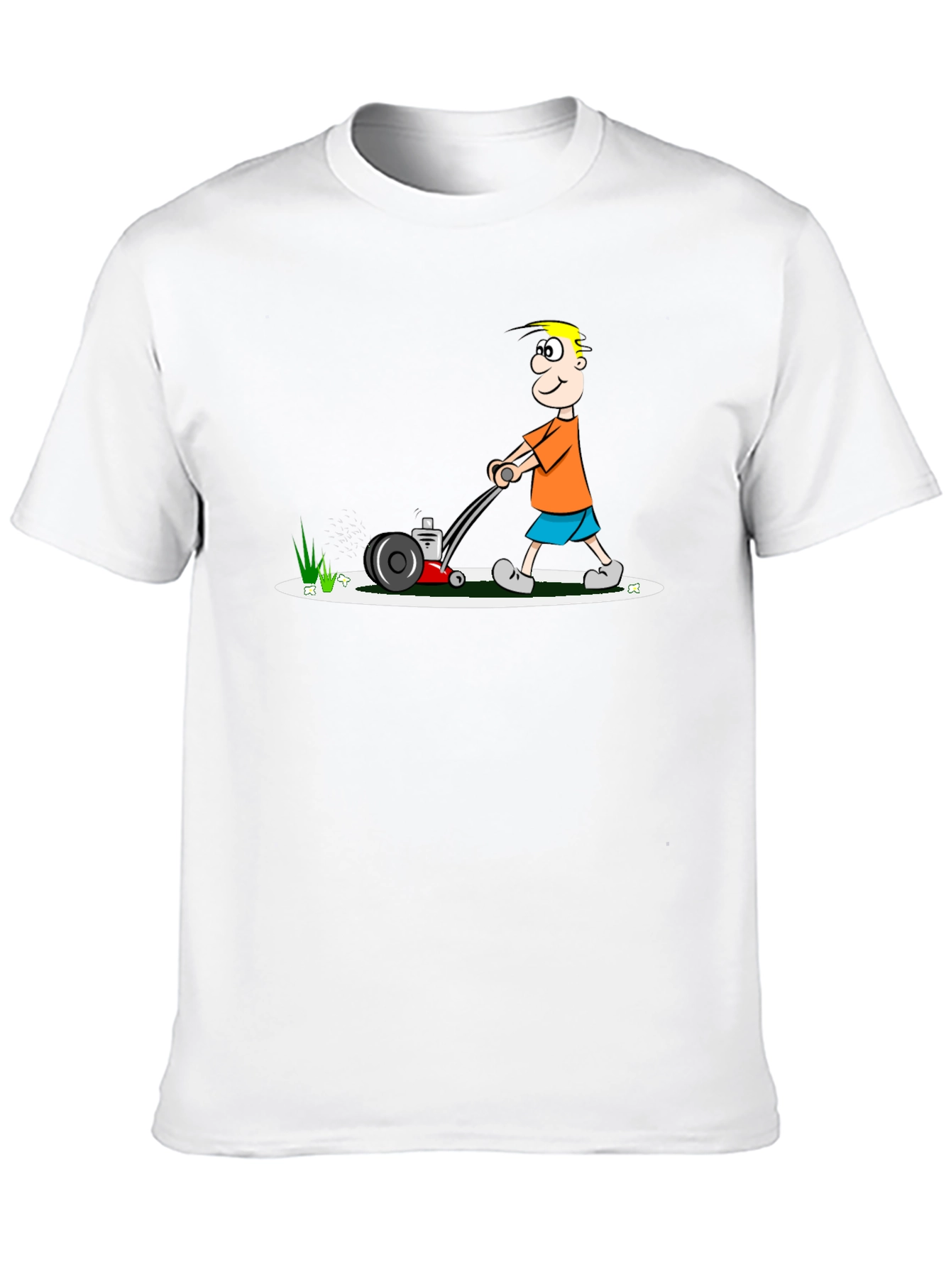 Cartoon Lawn Mower T-Shirt
