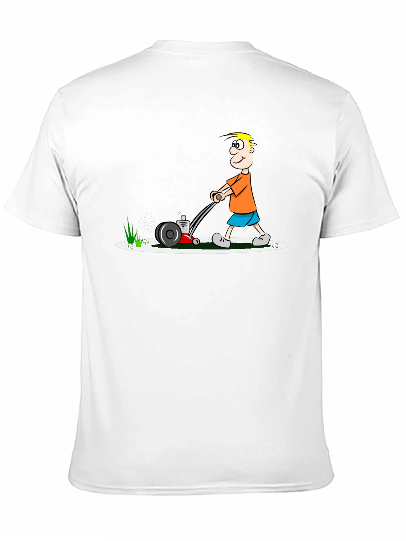 Cartoon Lawn Mower T-Shirt