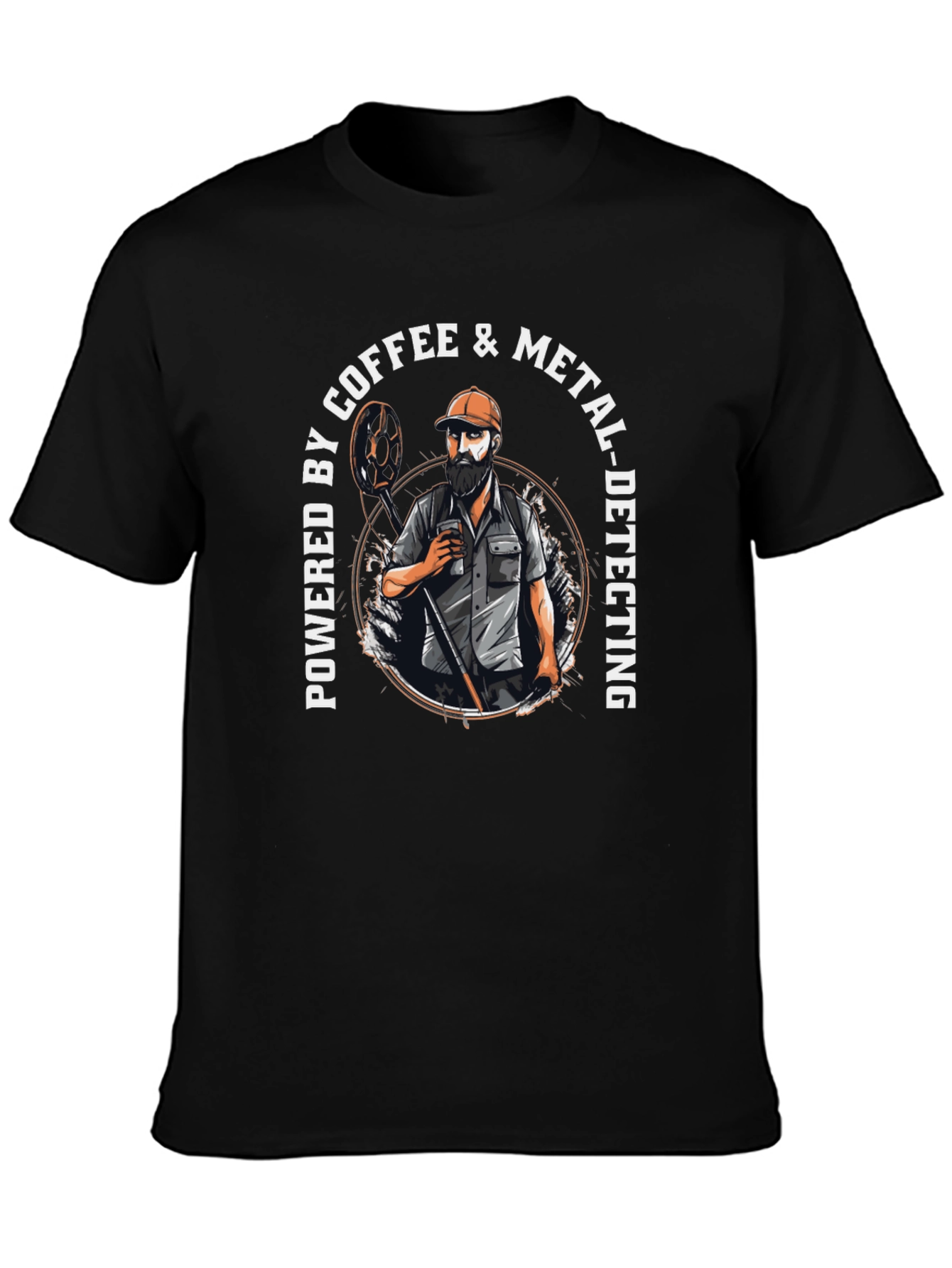 Coffee & Metal Detecting T-Shirt