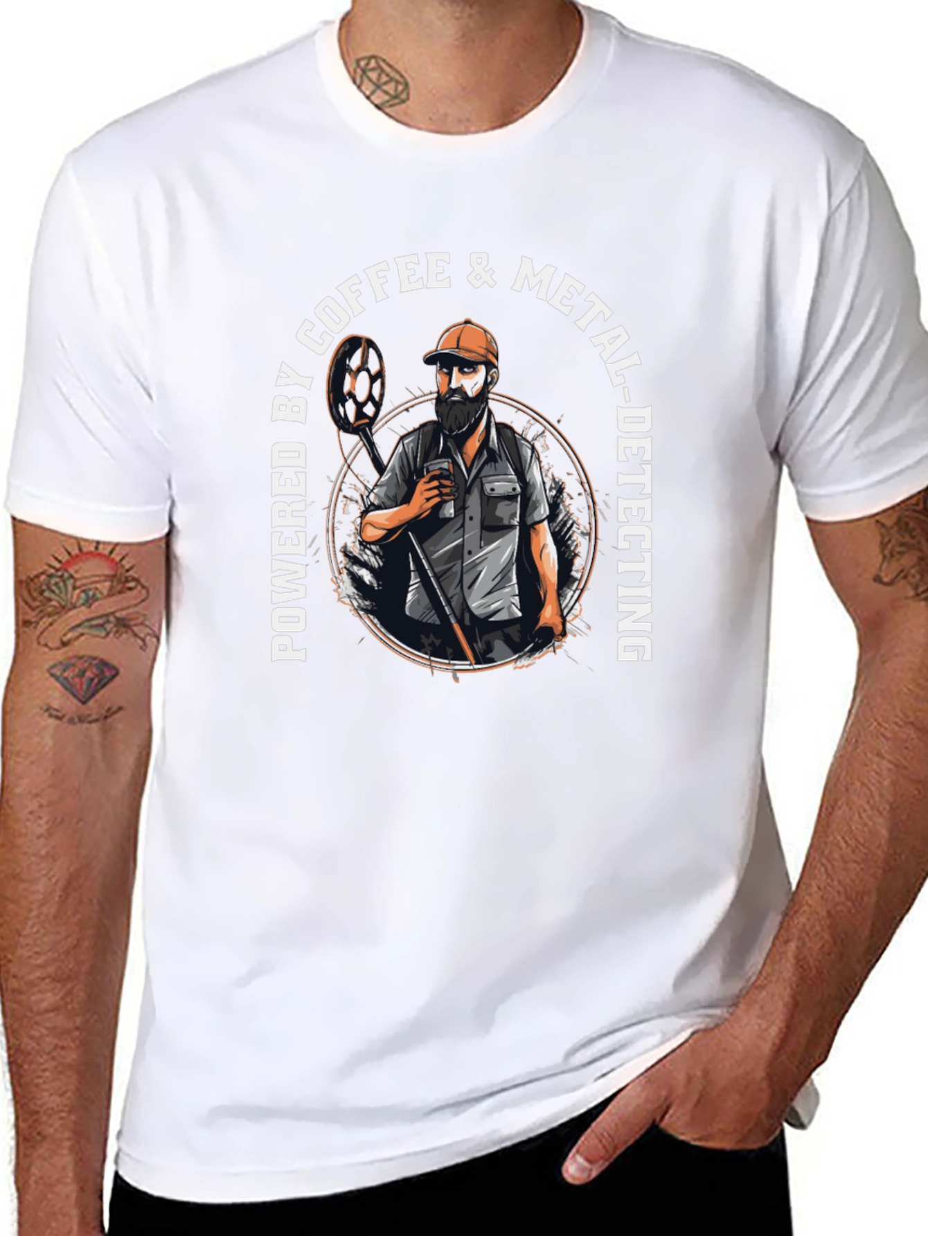 Coffee & Metal Detecting T-Shirt
