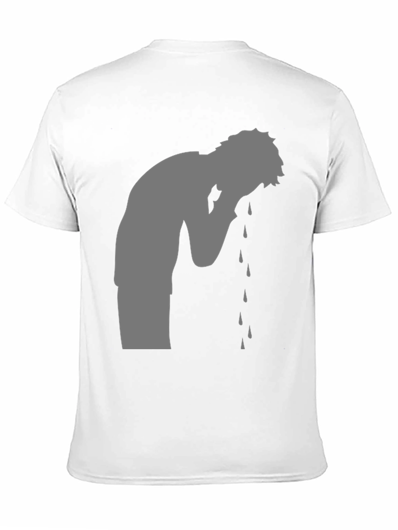 Emotional Silhouette T-Shirt - Black