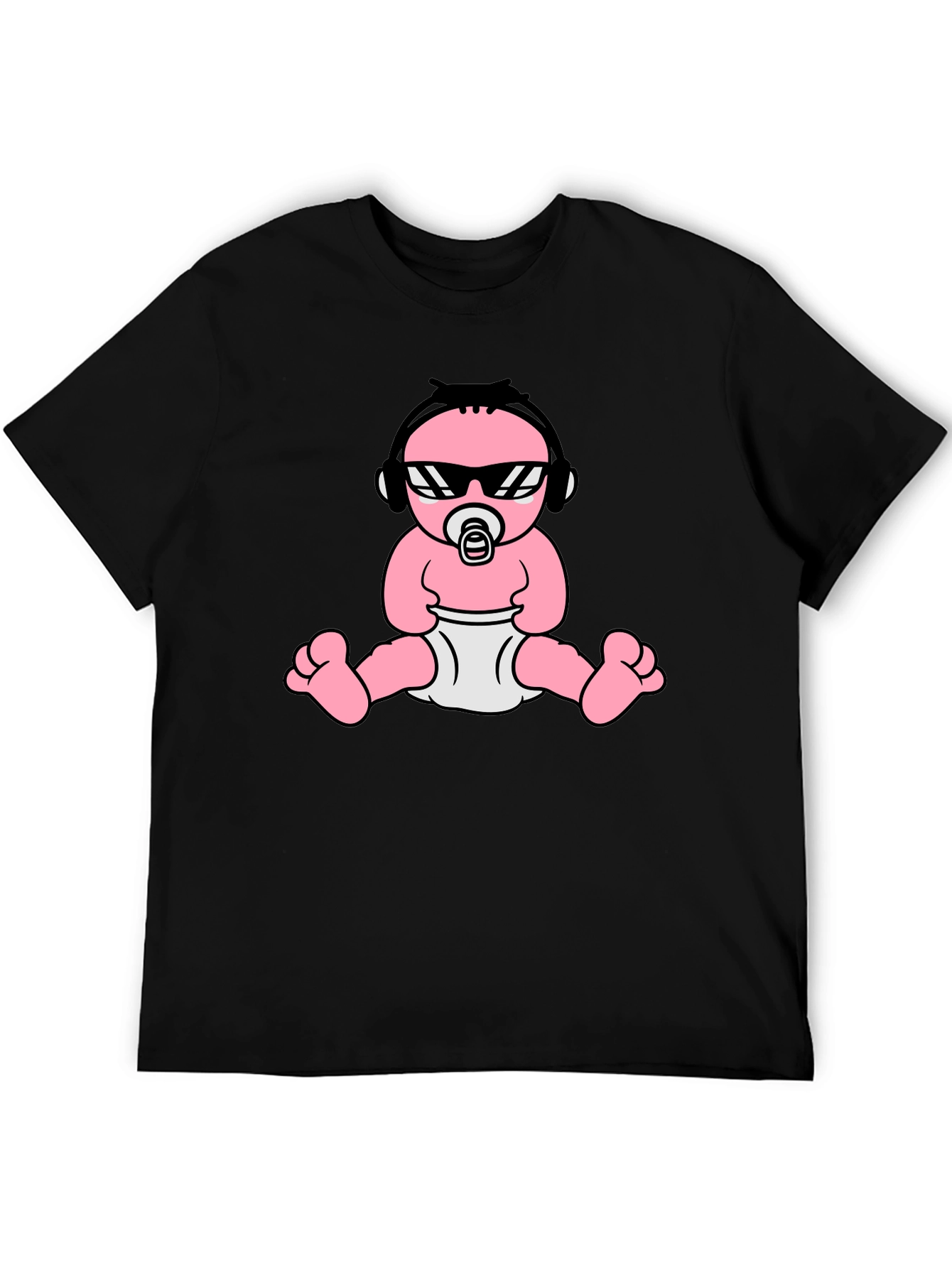 Cool Baby Graphic Tee - Black
