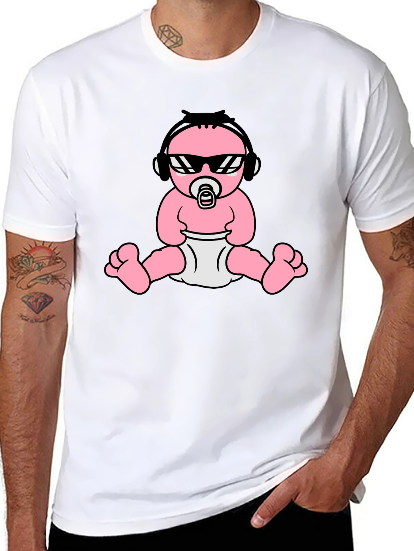 Cool Baby Graphic Tee - Black